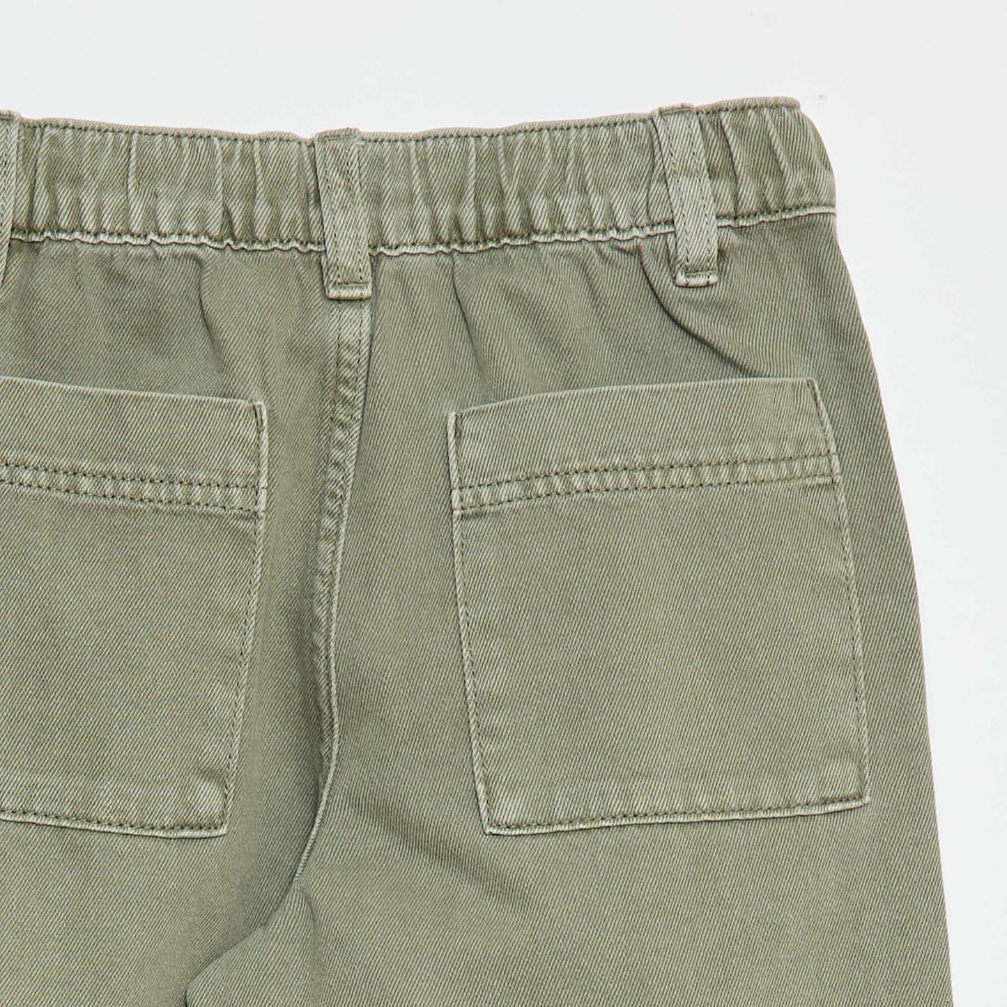 Pantalón jean / jean corte globo ancho VERDE