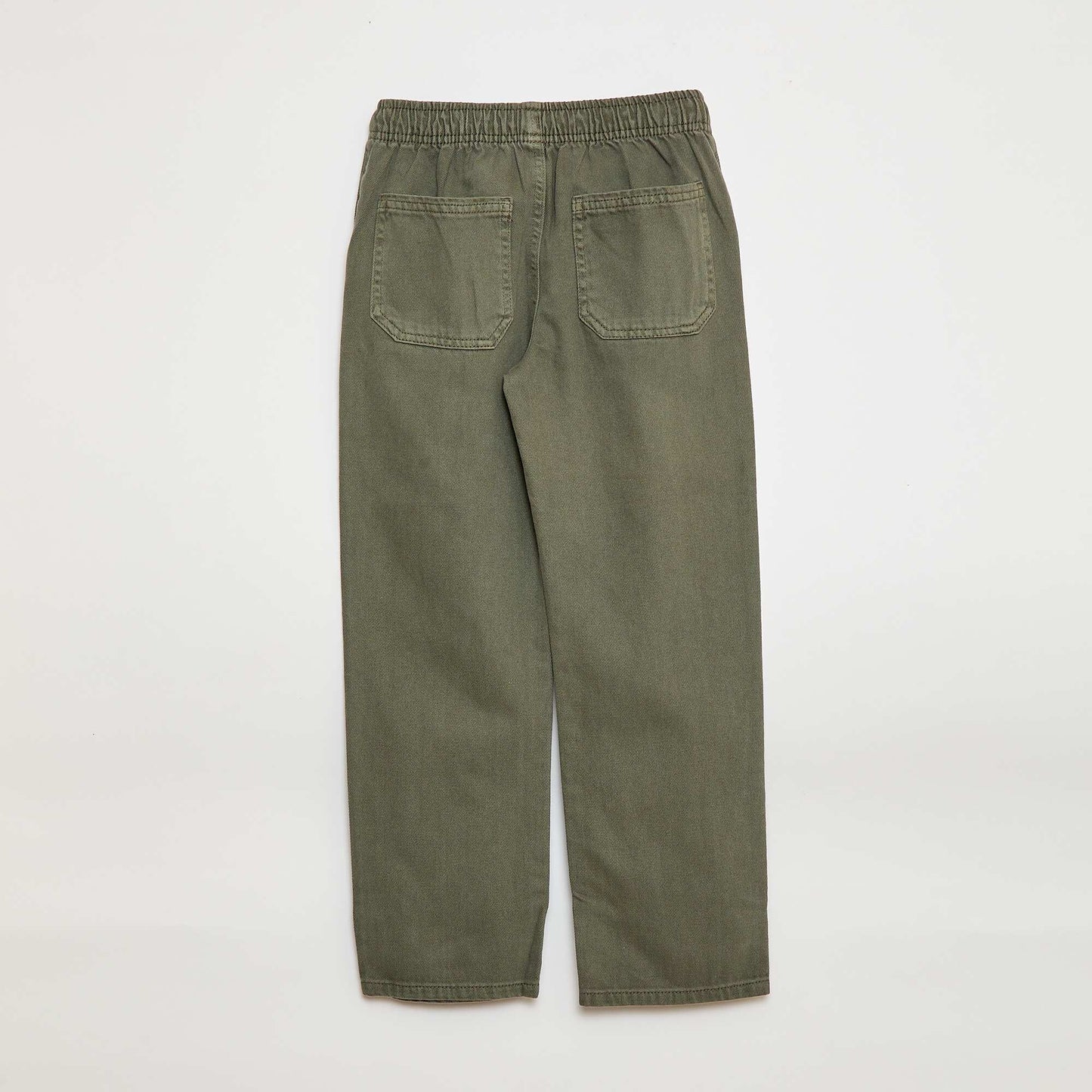 Jogger con cintura elástica y cordón ajustable VERDE