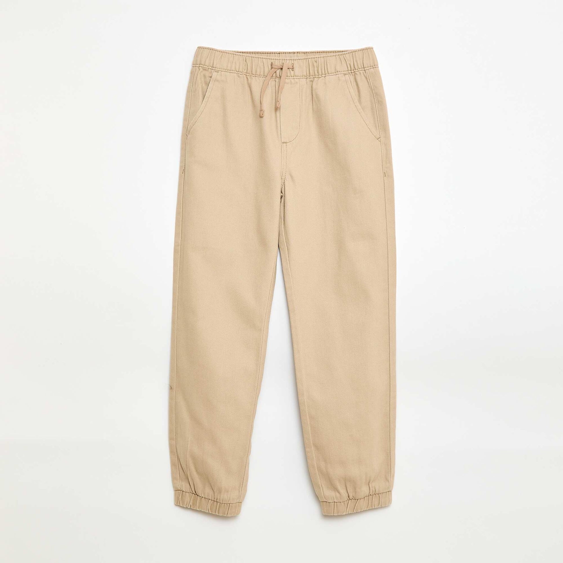 Pantalón estilo jogger BEIGE