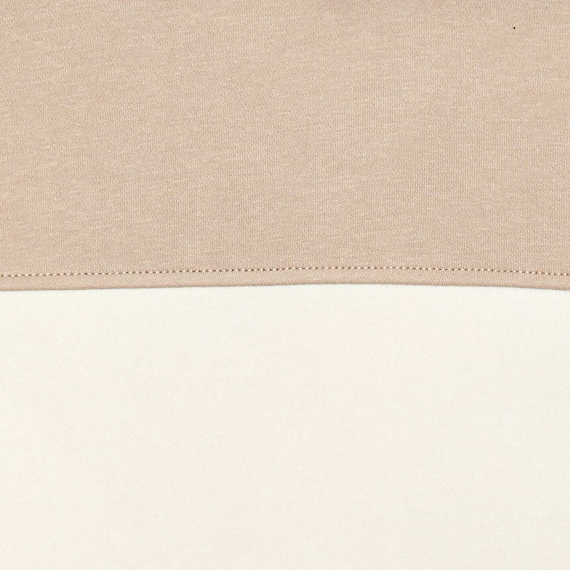 Buzo con capucha tipo canguro BEIGE