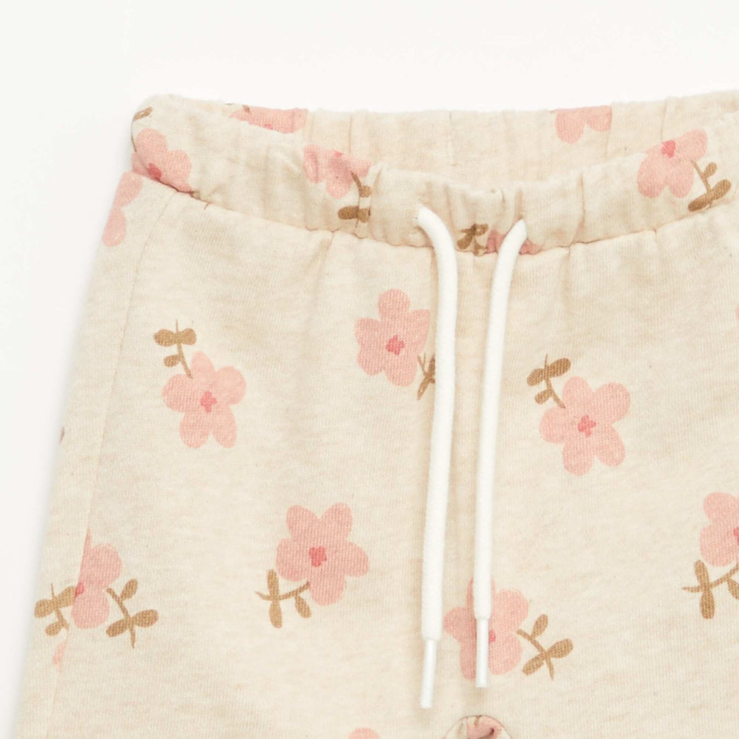 Pantalón de jogging en felpa ligera BEIGE