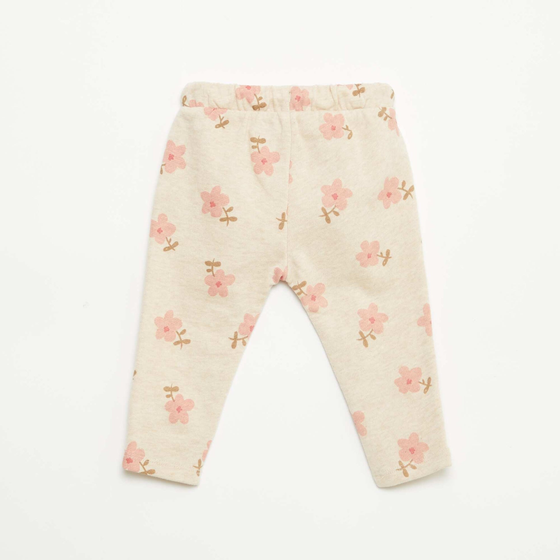 Pantalón de jogging en felpa ligera BEIGE