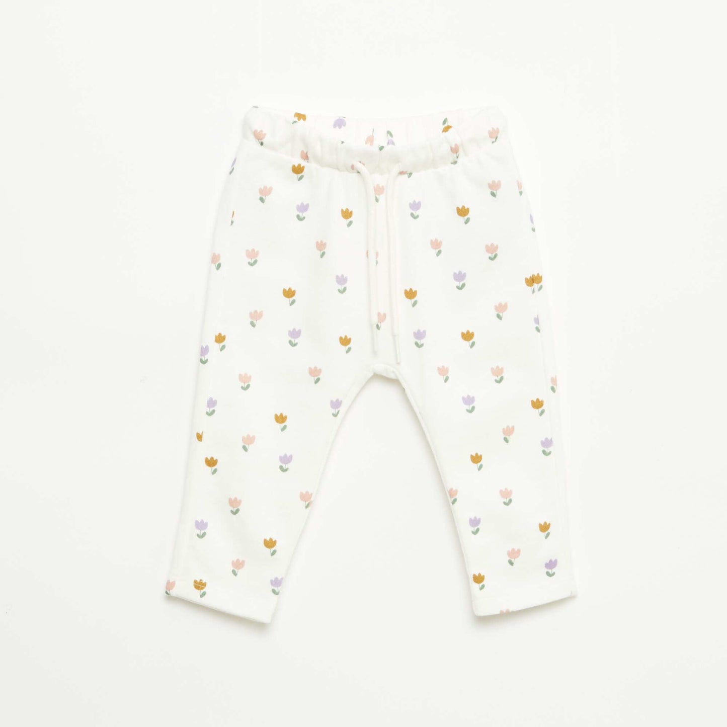 Pantalón de jogging en felpa ligera BLANCO