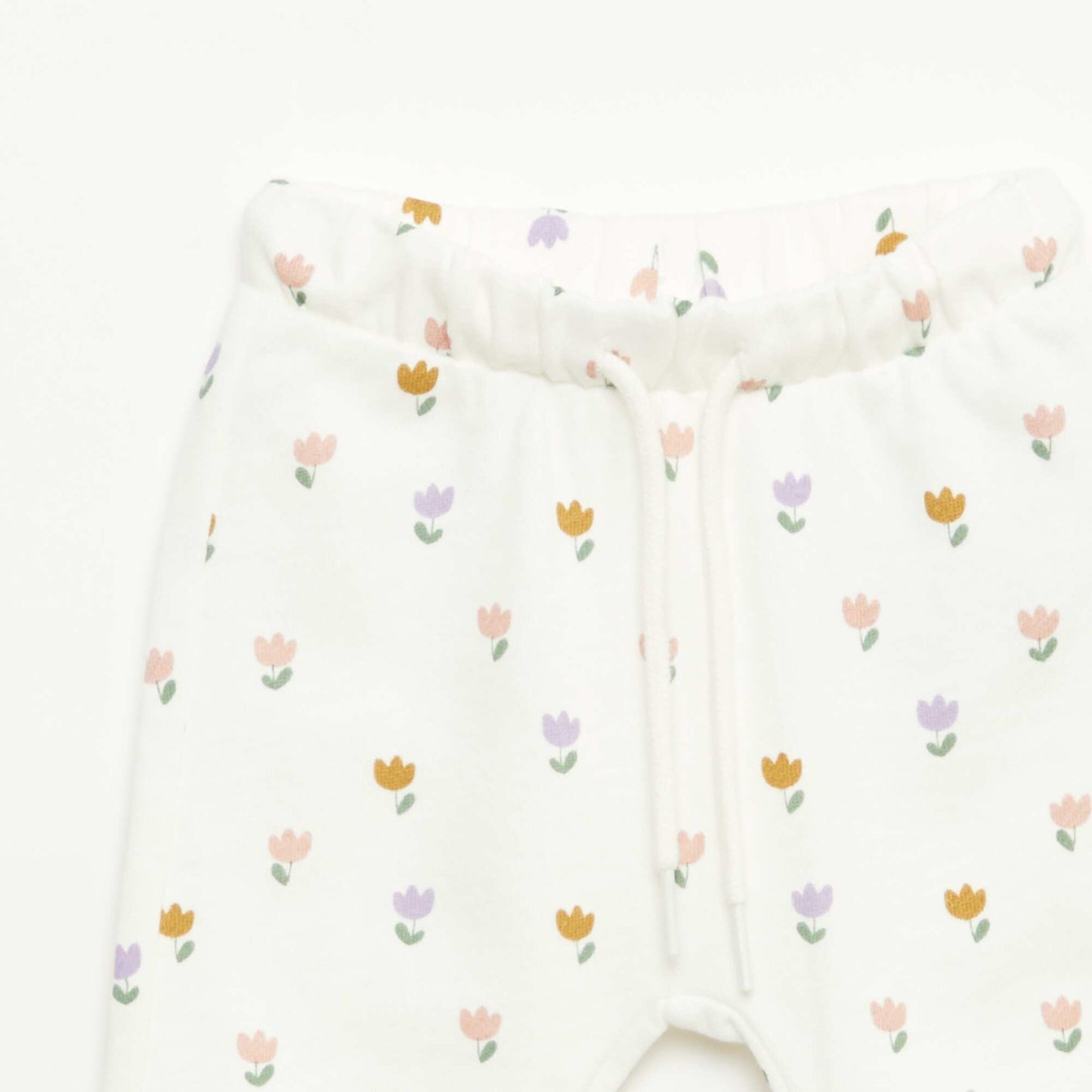Pantalón de jogging en felpa ligera BLANCO