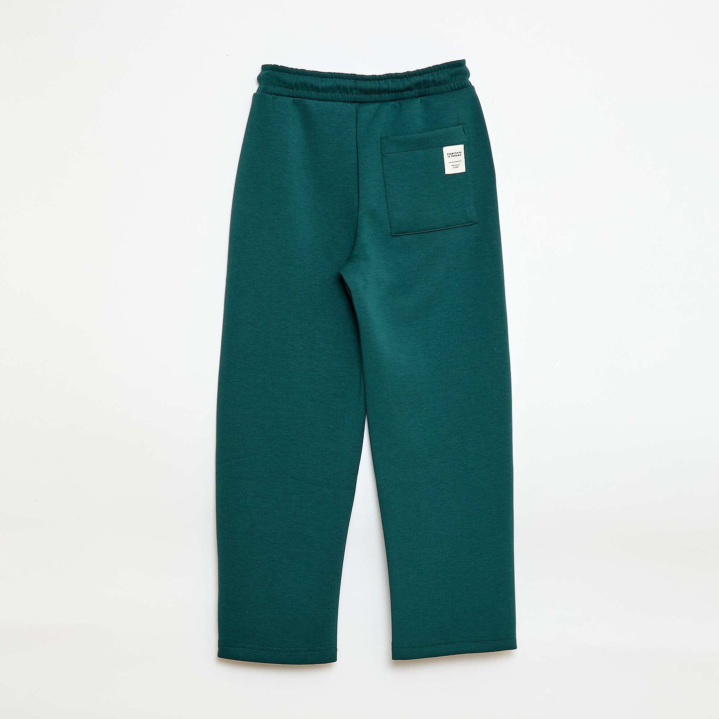 Pantalón de jogging en felpa VERDE