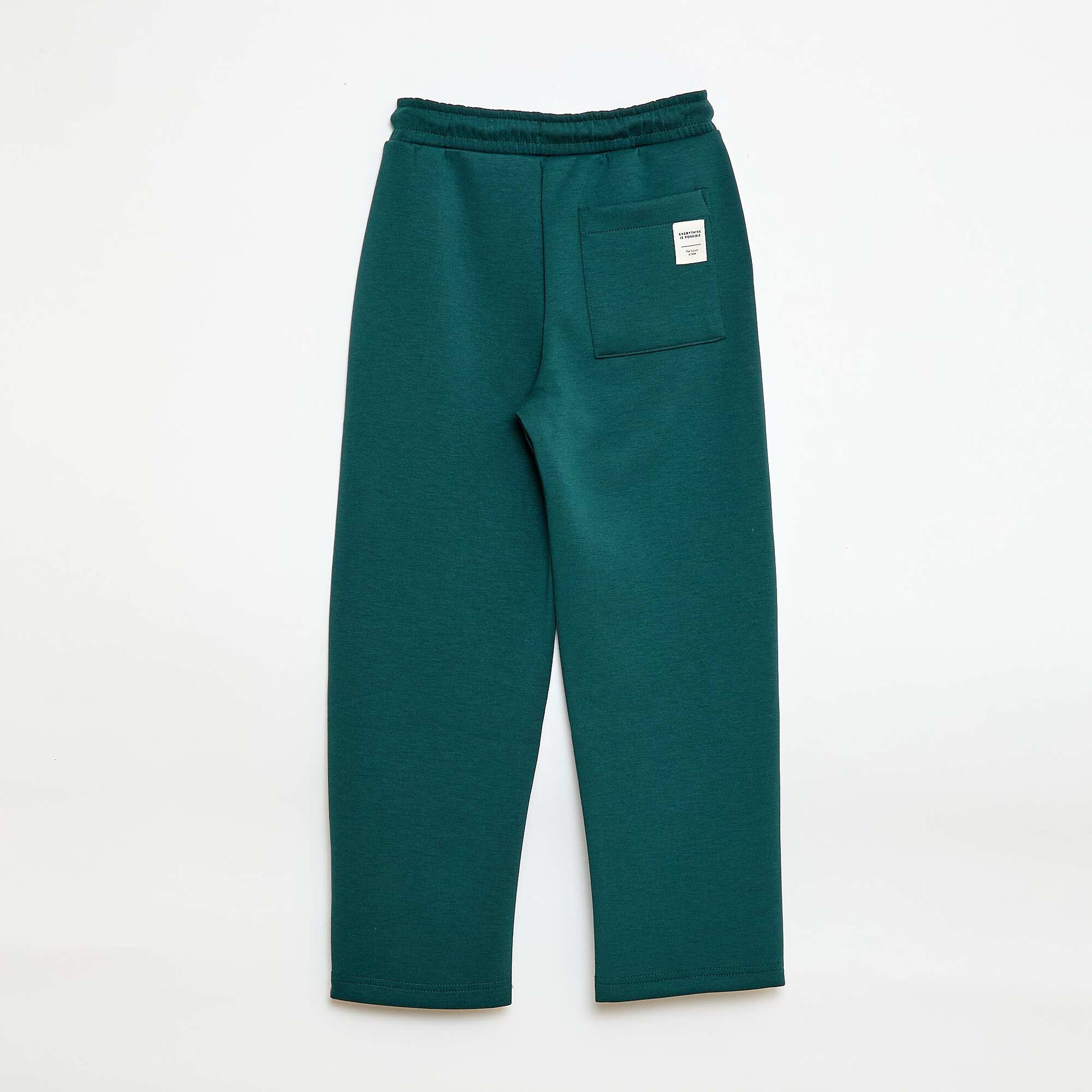 Pantalón de jogging en felpa VERDE