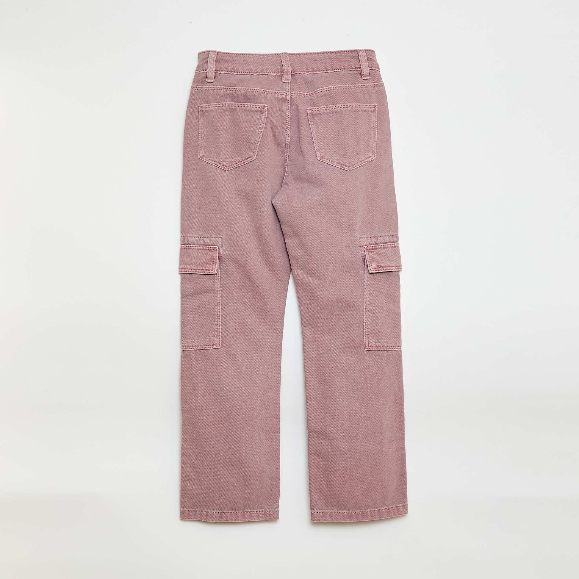 Pantalón jean multibolsillos PURPURA