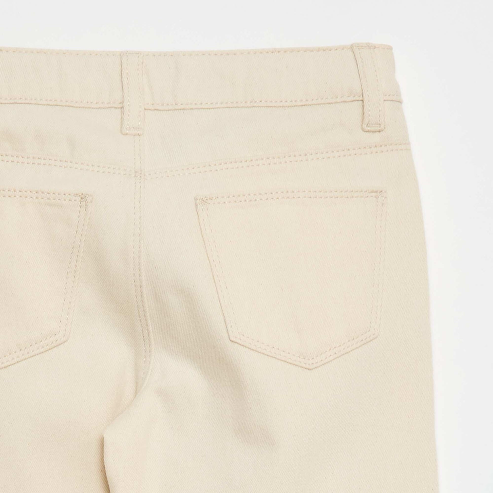 Pantalón jean multibolsillos BLANCO