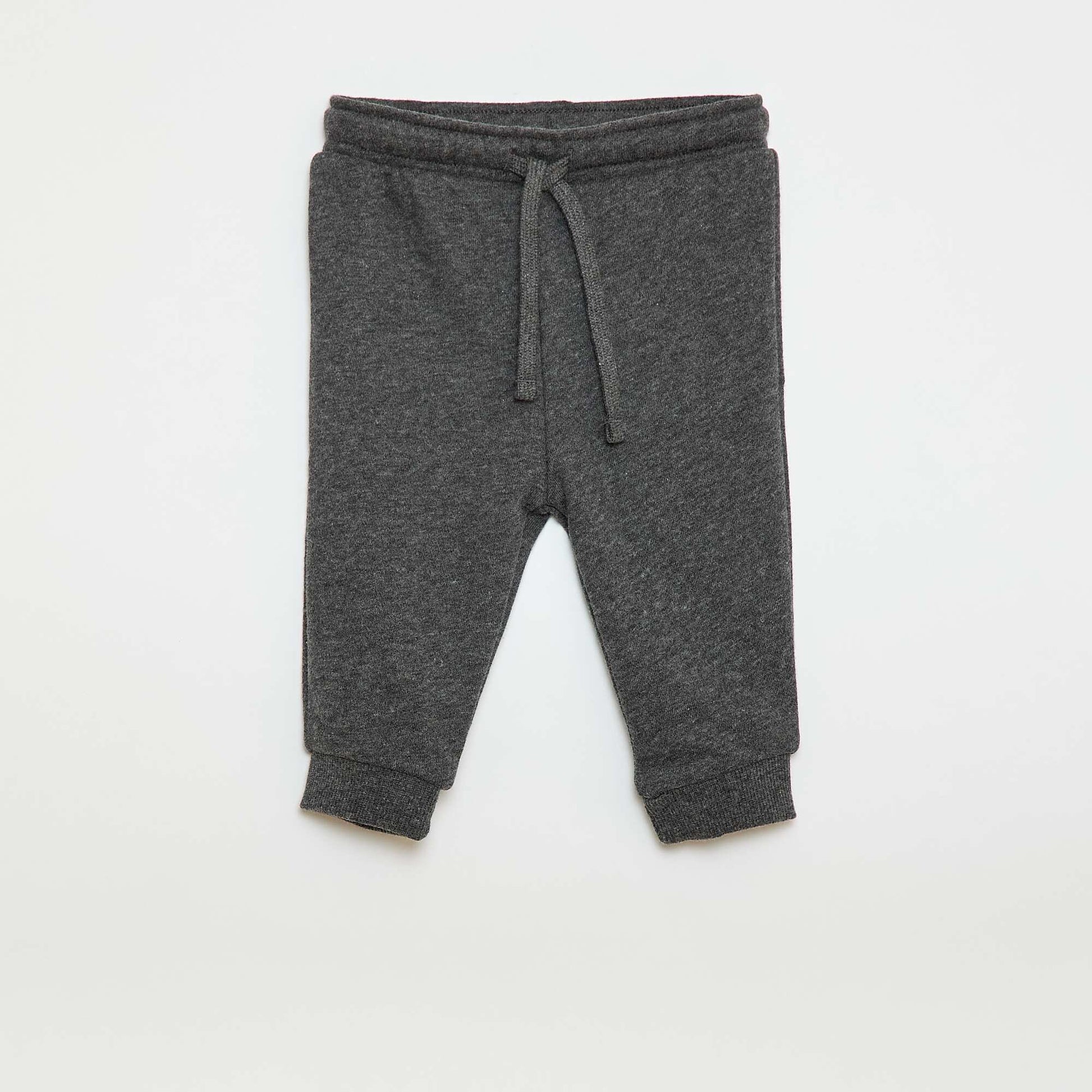 Lote de 2 pantalones de jogging en felpa francesa VERDE