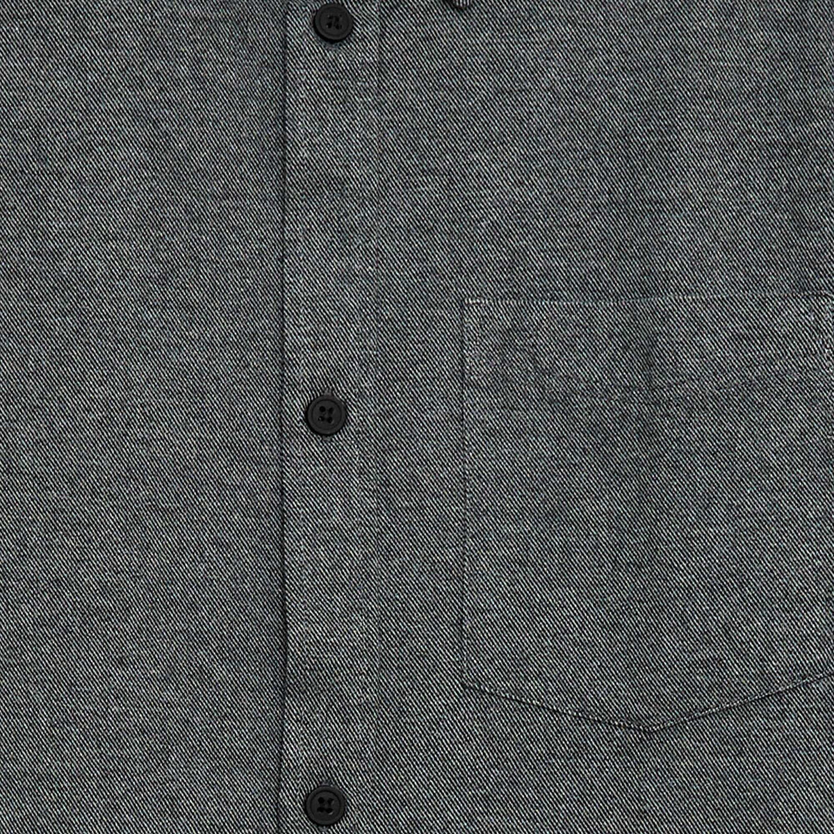 Camisa de franela lisa GRIS