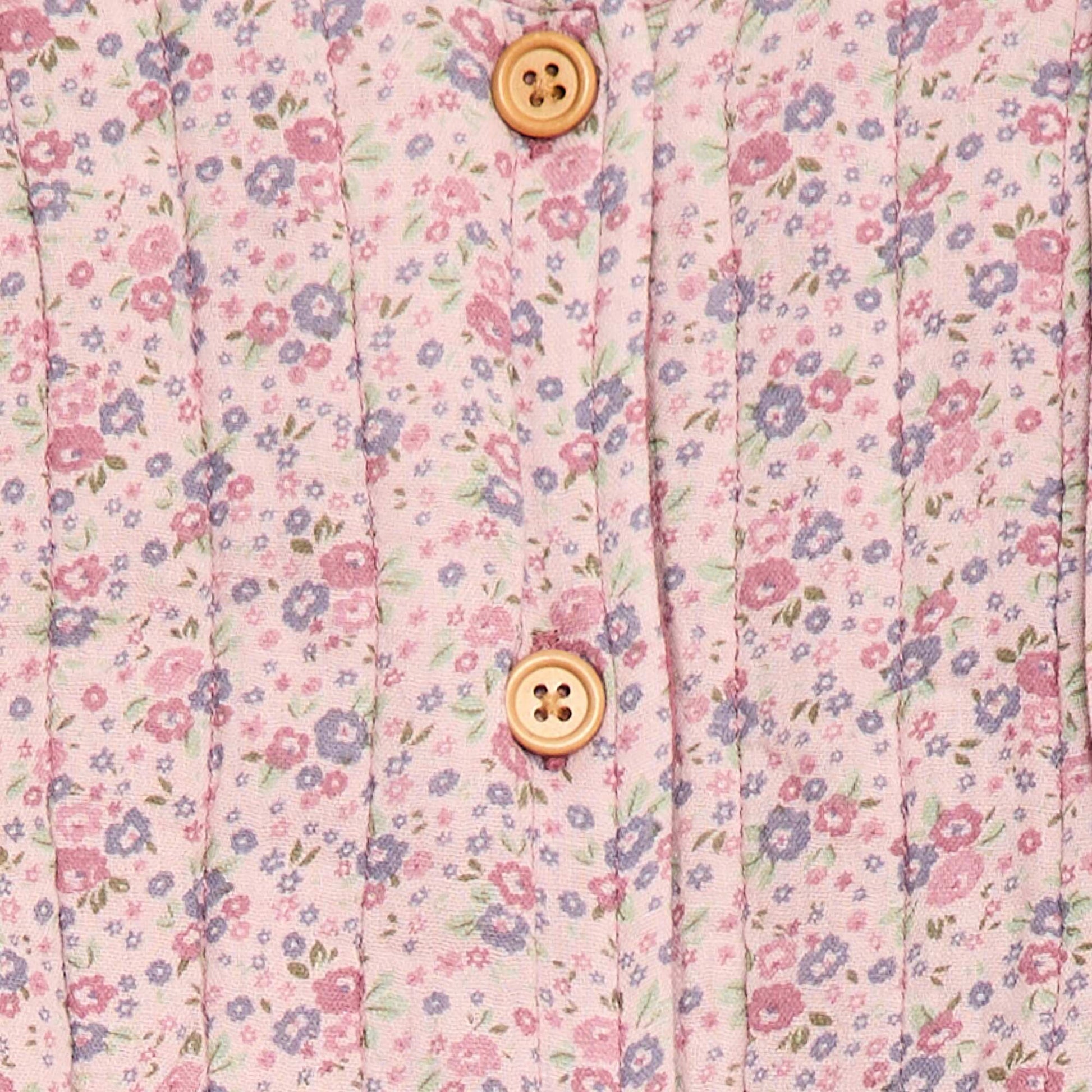 Chaqueta acolchada de gasa de algodón PURPURA