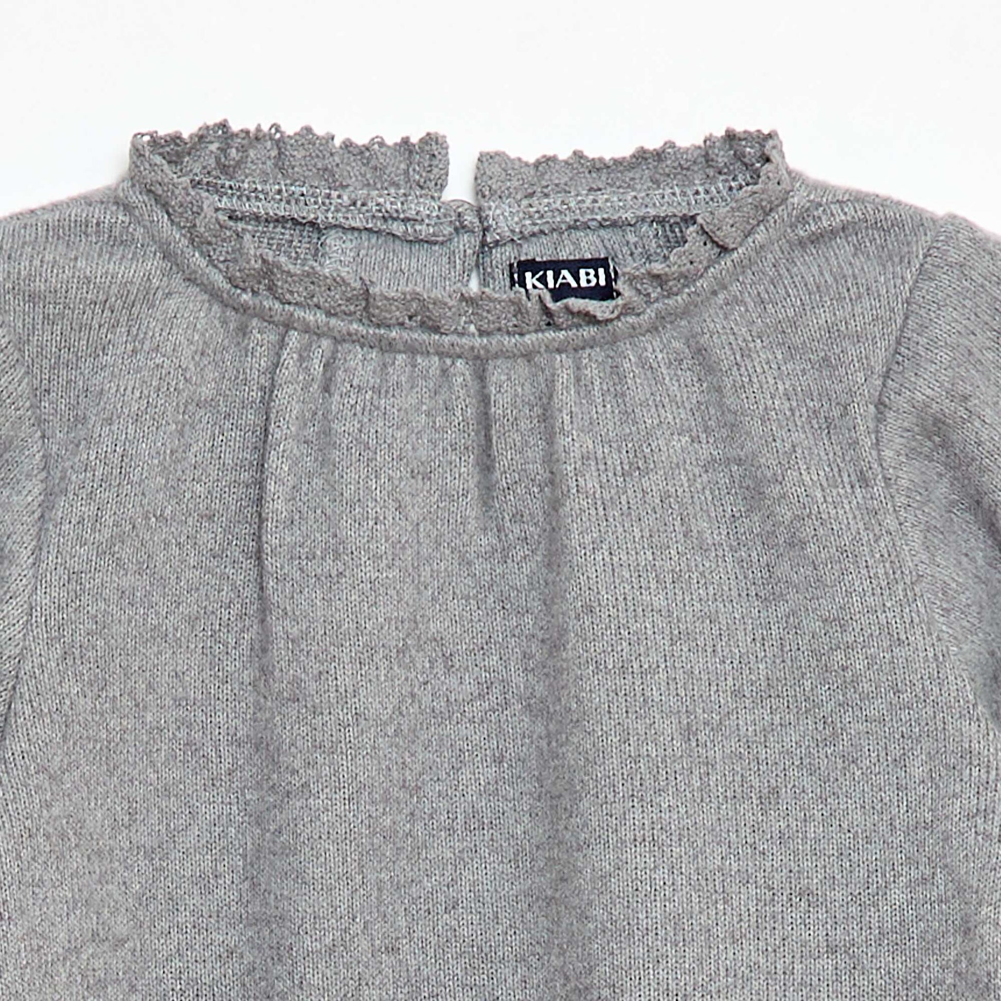 Conjunto de 2 piezas de punto GRIS
