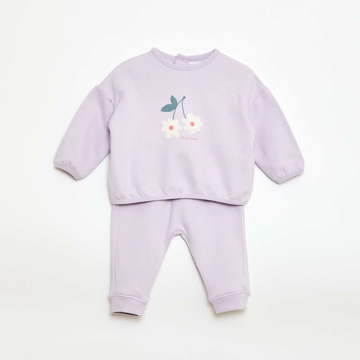 Conjunto buzo + pantalón de chándal fantasía PURPURA