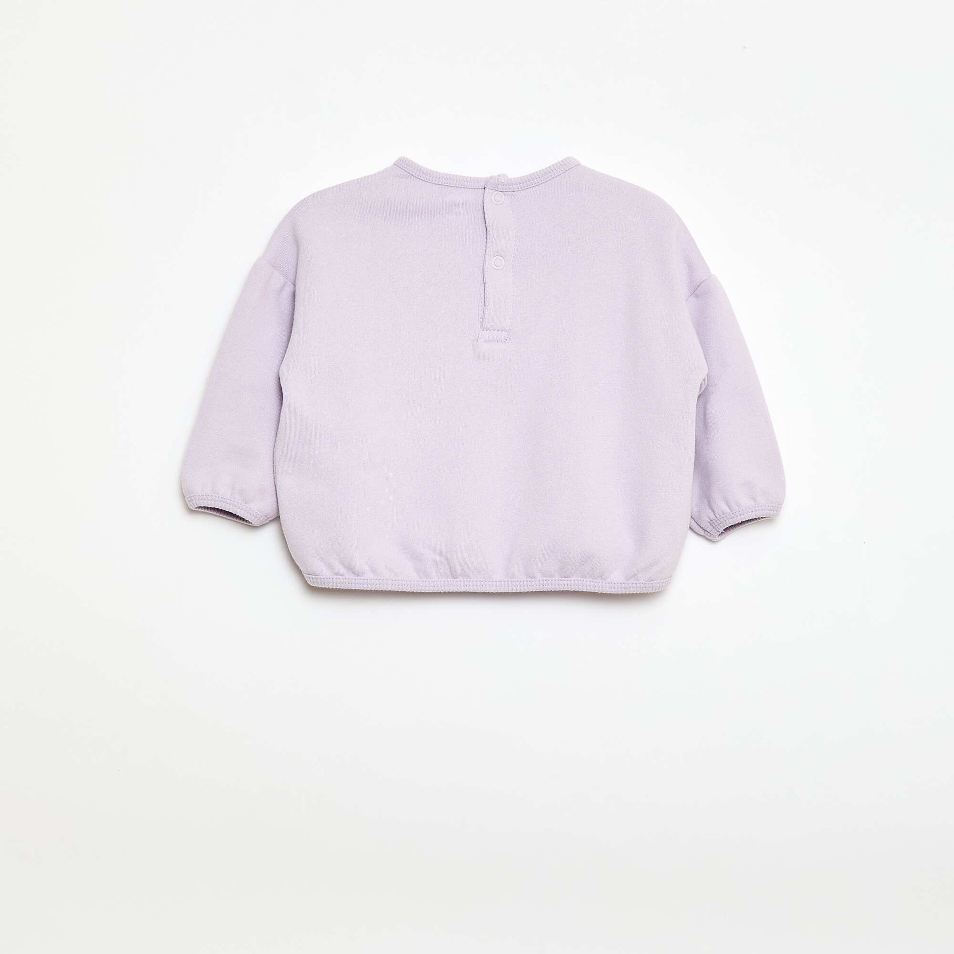 Conjunto buzo + pantalón de chándal fantasía PURPURA