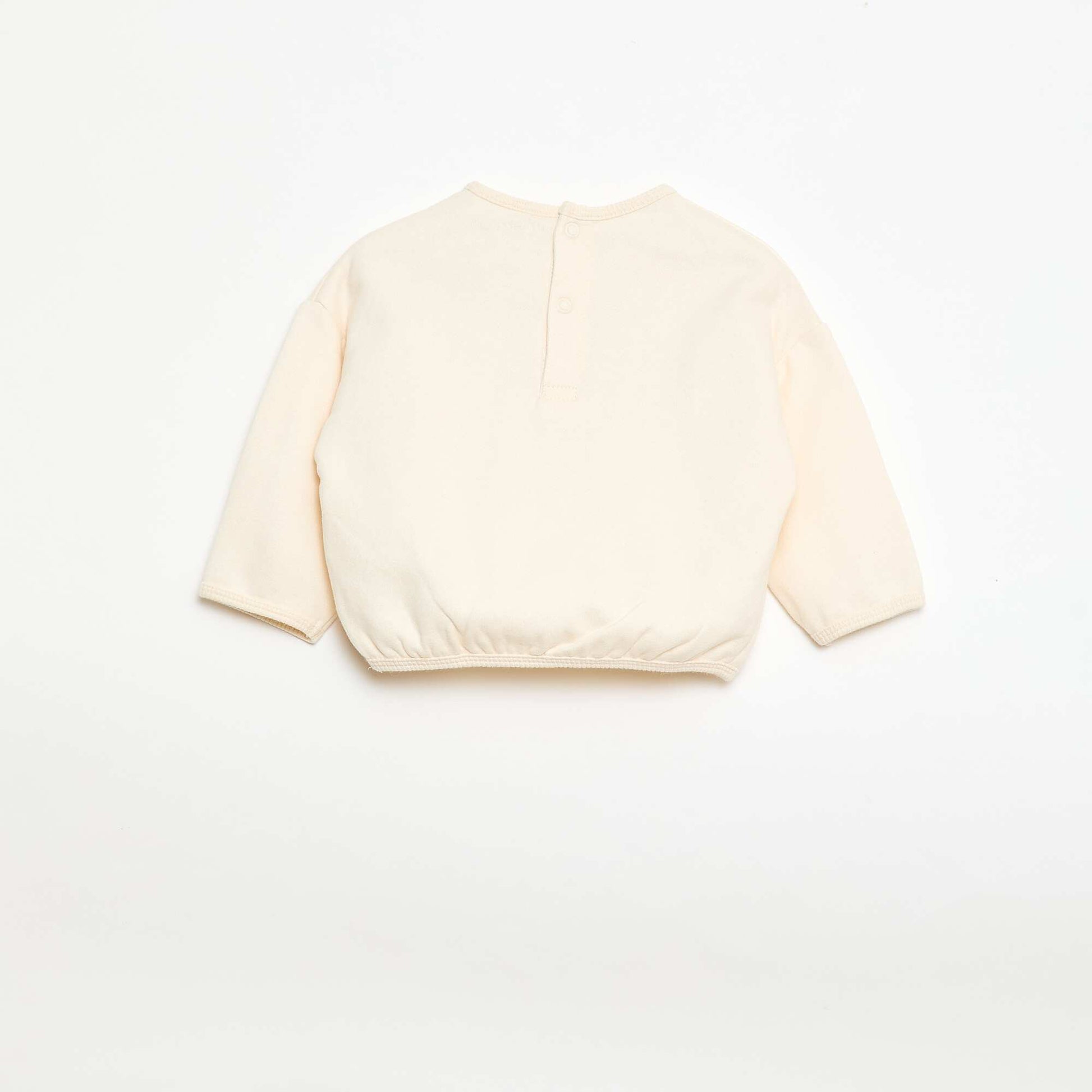 Conjunto buzo + pantalón de chándal fantasía BLANCO