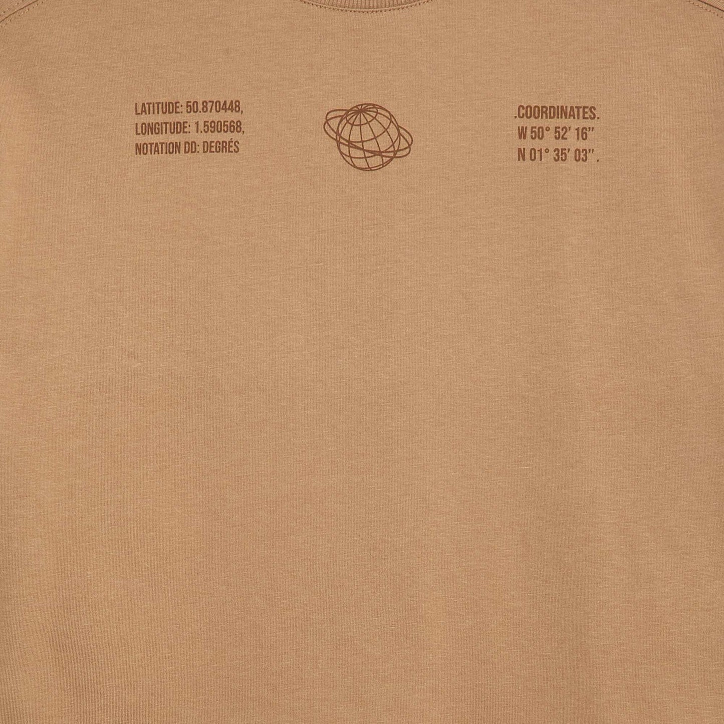 Camiseta efecto 2 en 1 de manga larga BEIGE