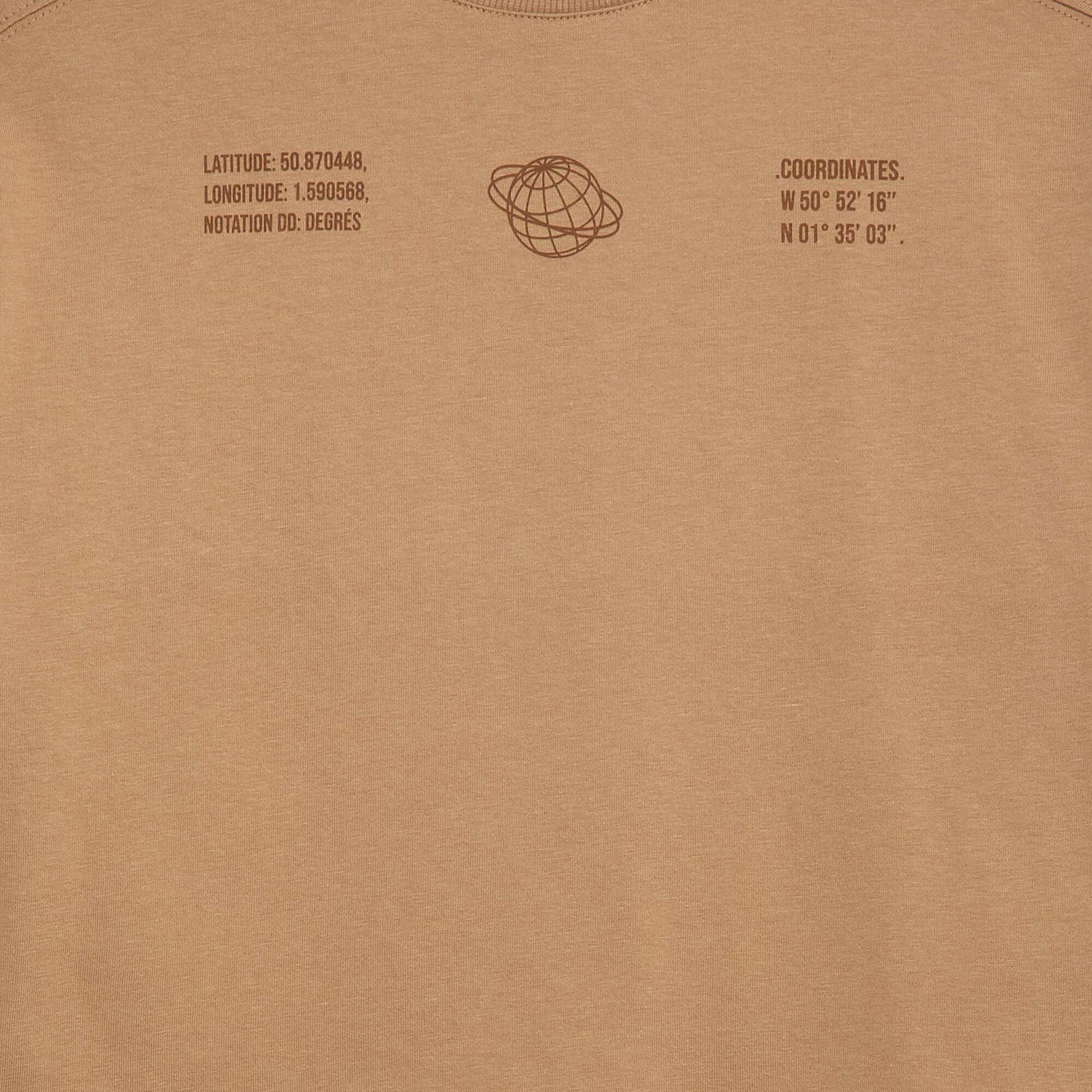 Camiseta efecto 2 en 1 de manga larga BEIGE