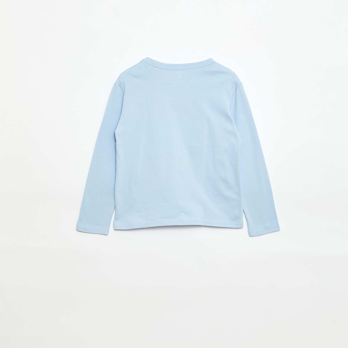 Camiseta estampada de fantasía de manga larga AZUL
