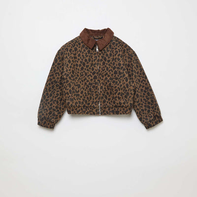 Chaqueta bomber vaquera MARRON