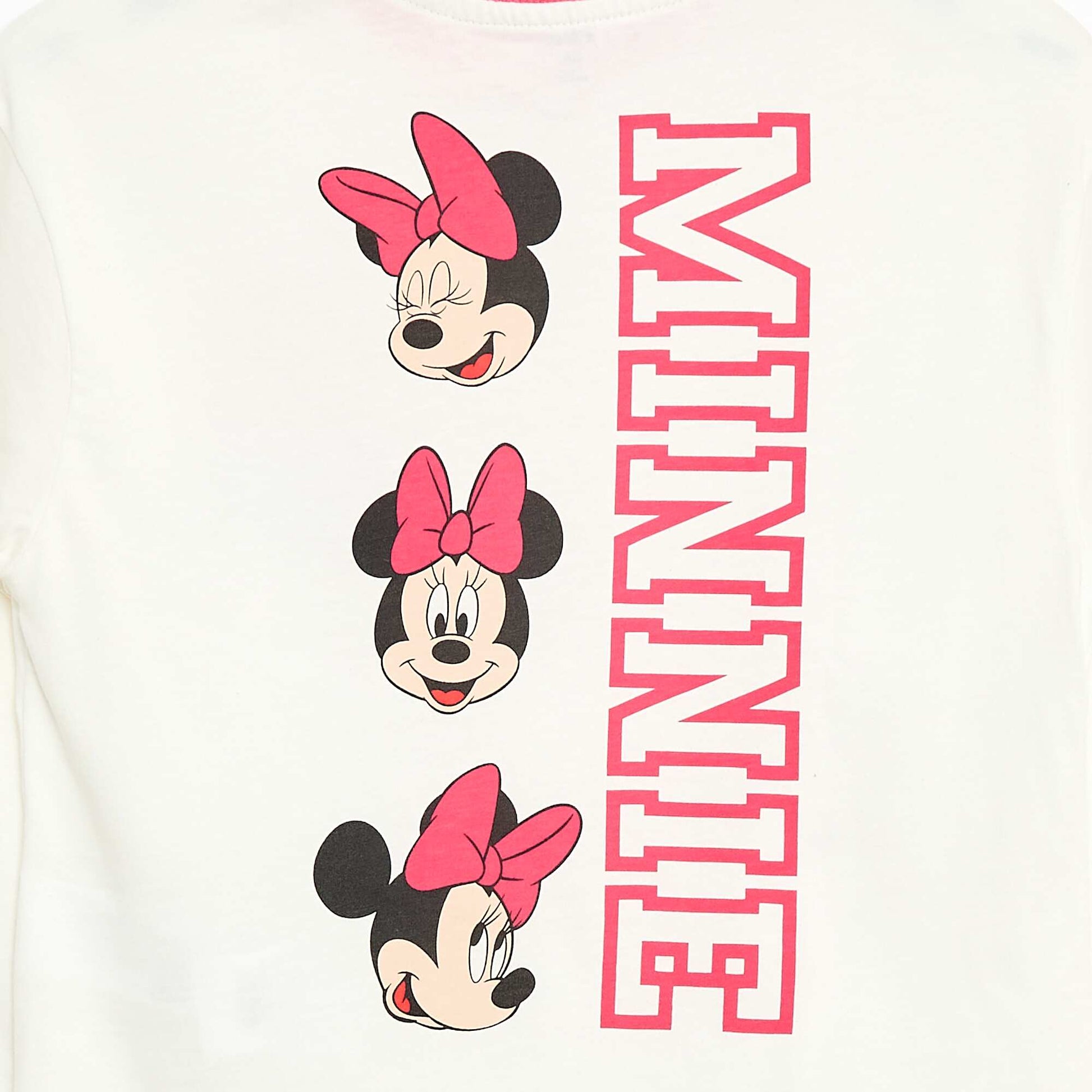 Camiseta estampada fantasía 'Minnie' 'Disney' BLANCO