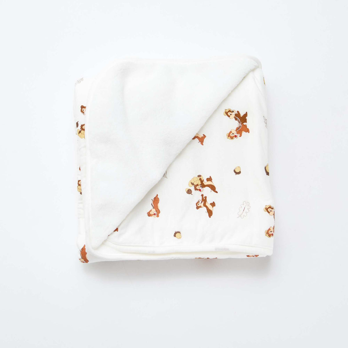 Manta polar 'Tic y Tac' BLANCO