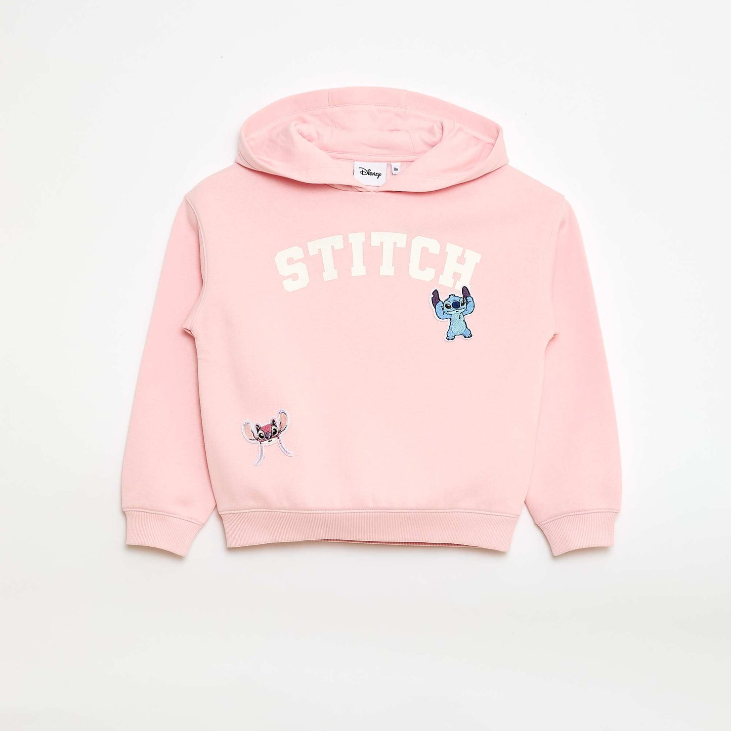Buzo con capucha estampada 'Stitch' ROSA