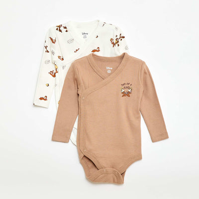 pack de 2 bodies 'Tic Tac' BEIGE