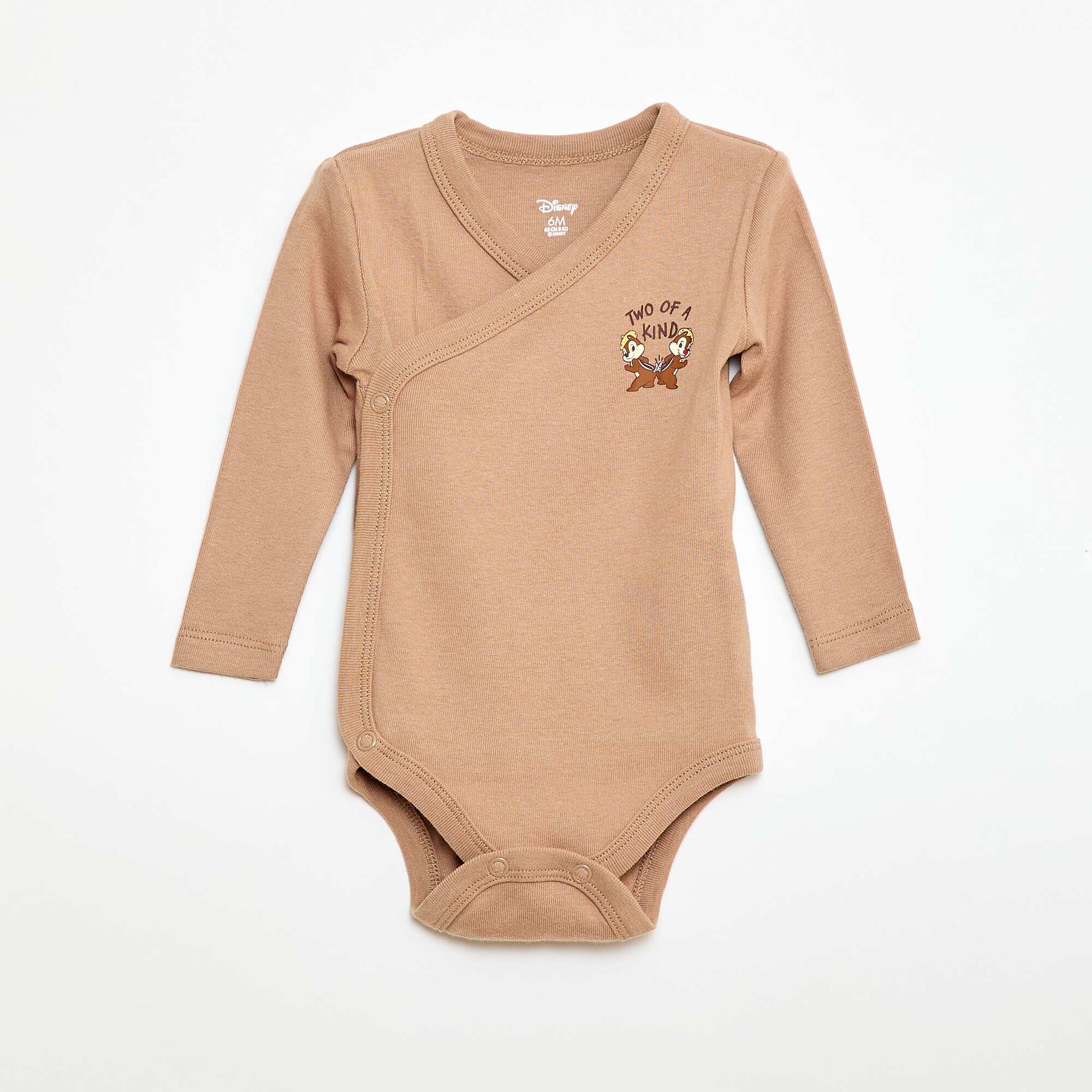 pack de 2 bodies 'Tic Tac' BEIGE