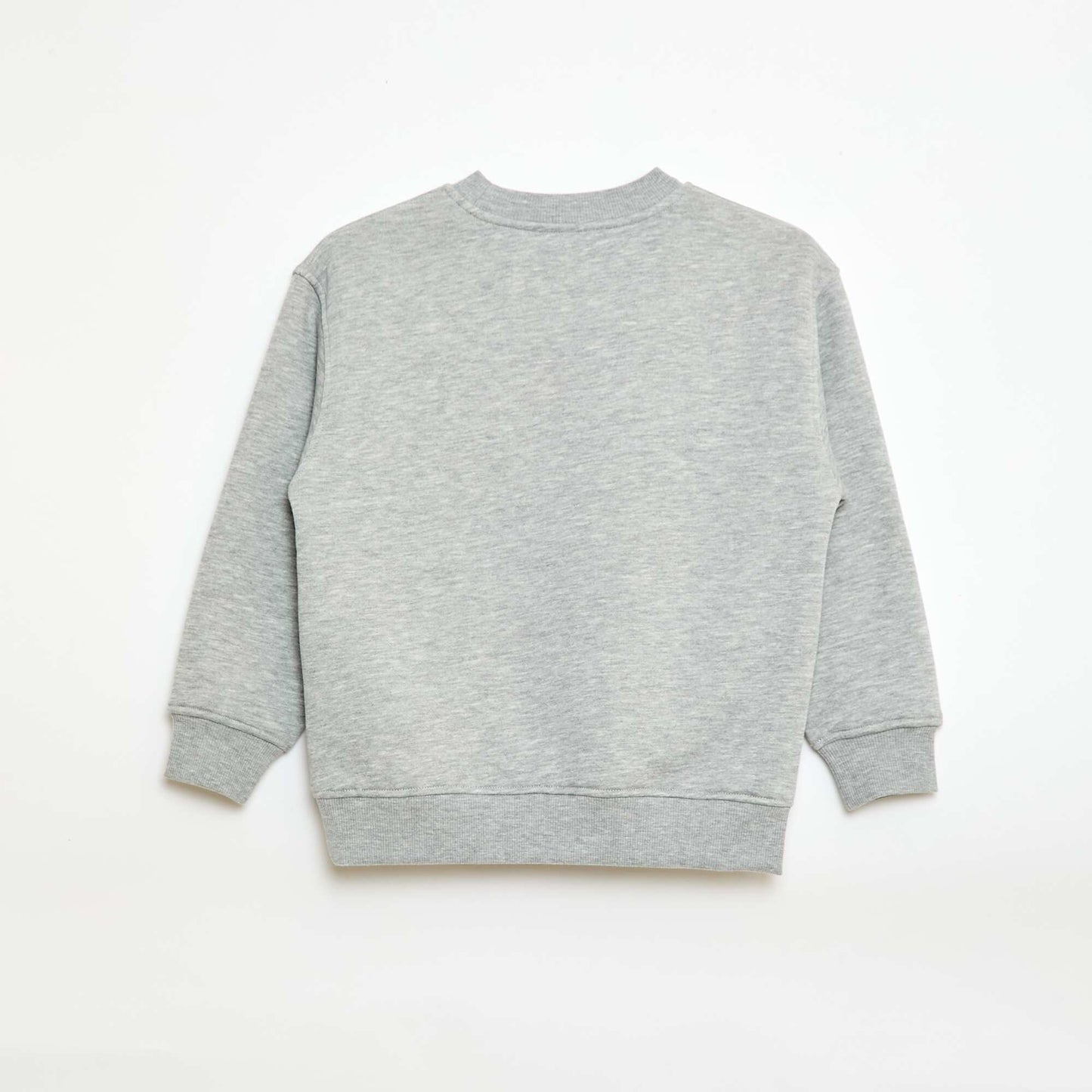 Buzo de felpa con estampado de terciopelo GRIS