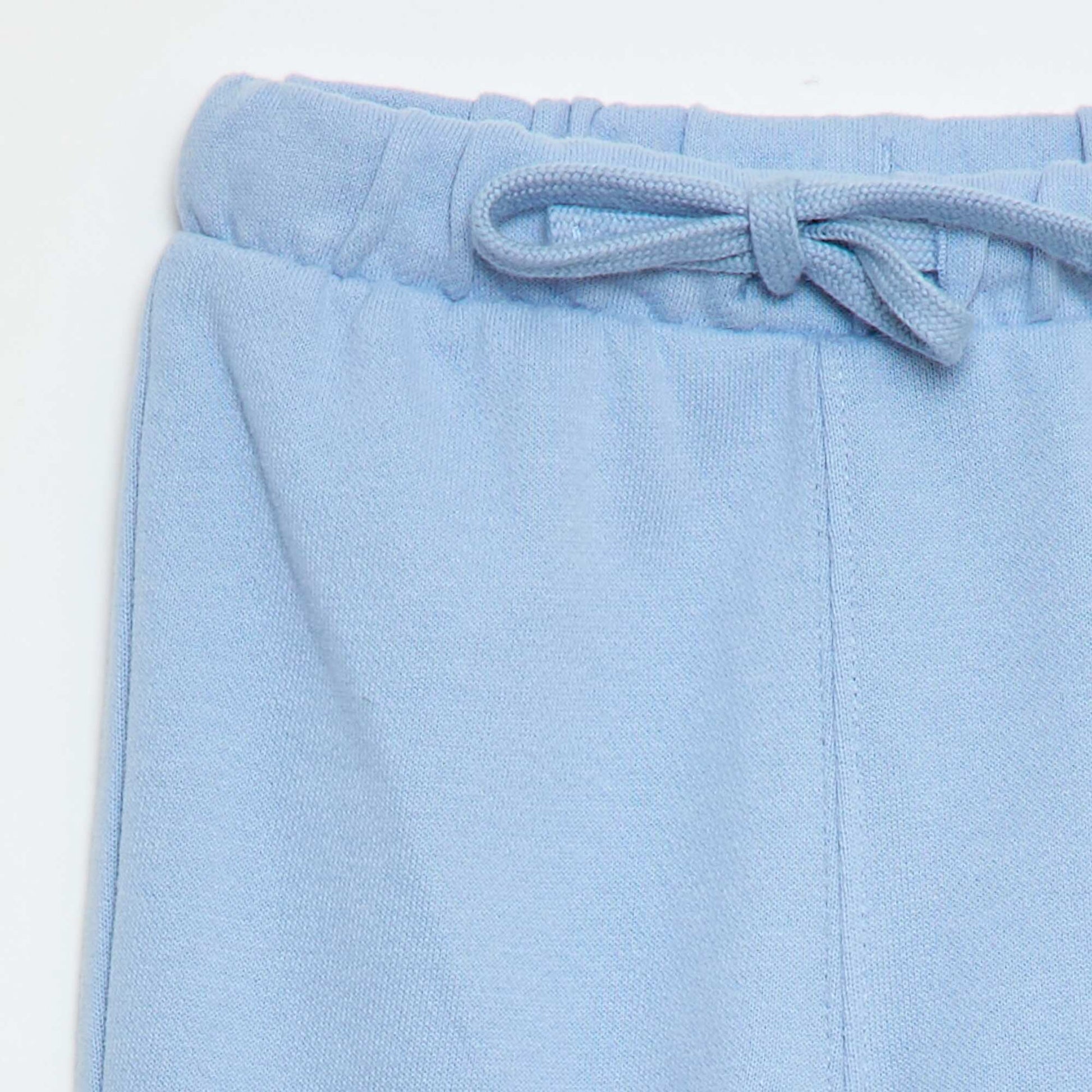 Pantalón de jogging en french terry AZUL