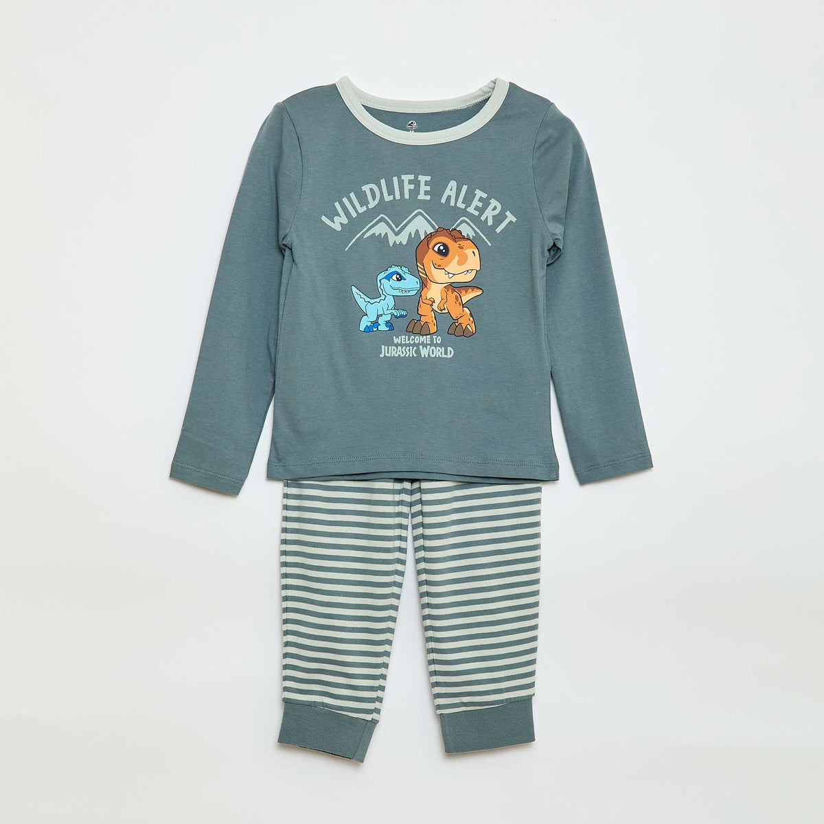 Pijama largo estampado 'Jurassic World' VERDE