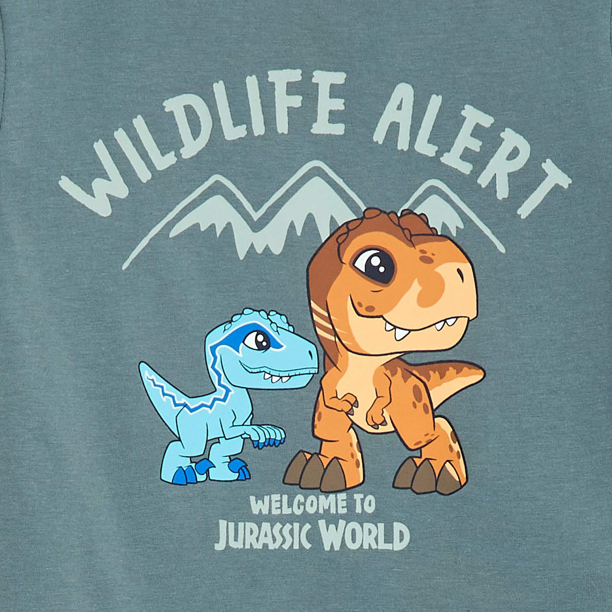 Pijama largo estampado 'Jurassic World' VERDE