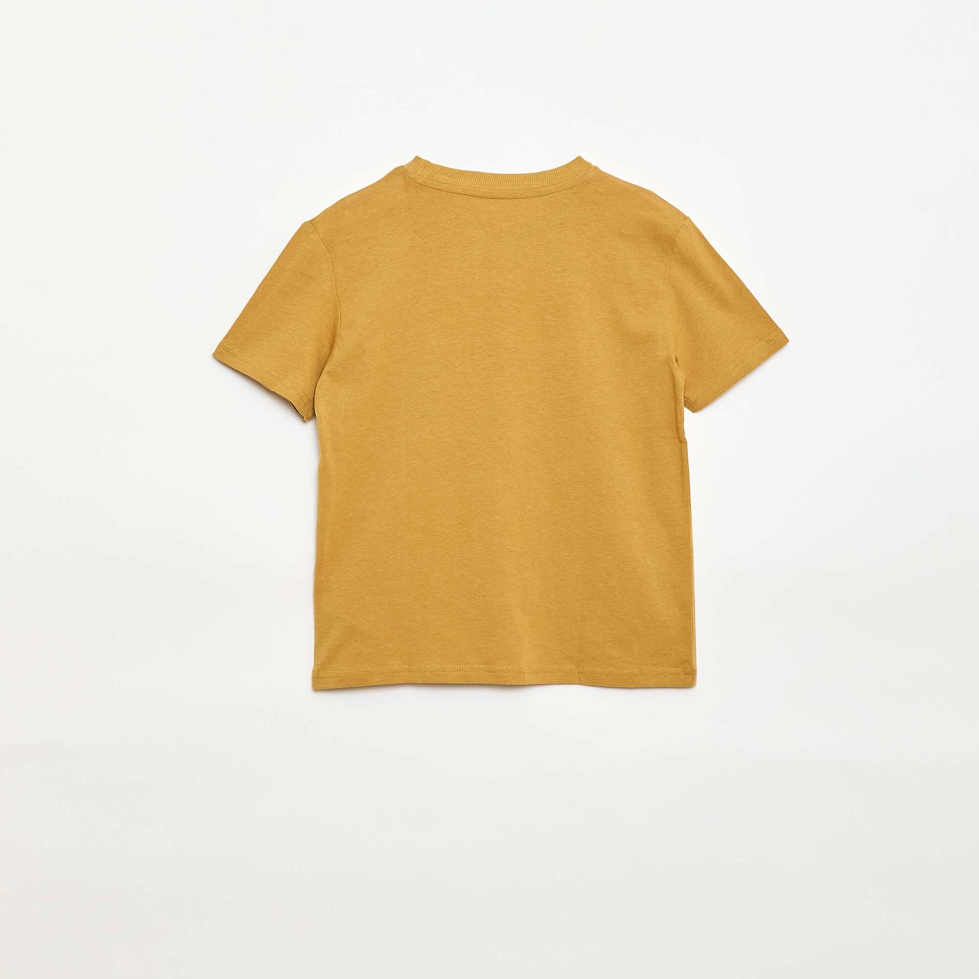 Camiseta de manga corta estampada AMARILLO