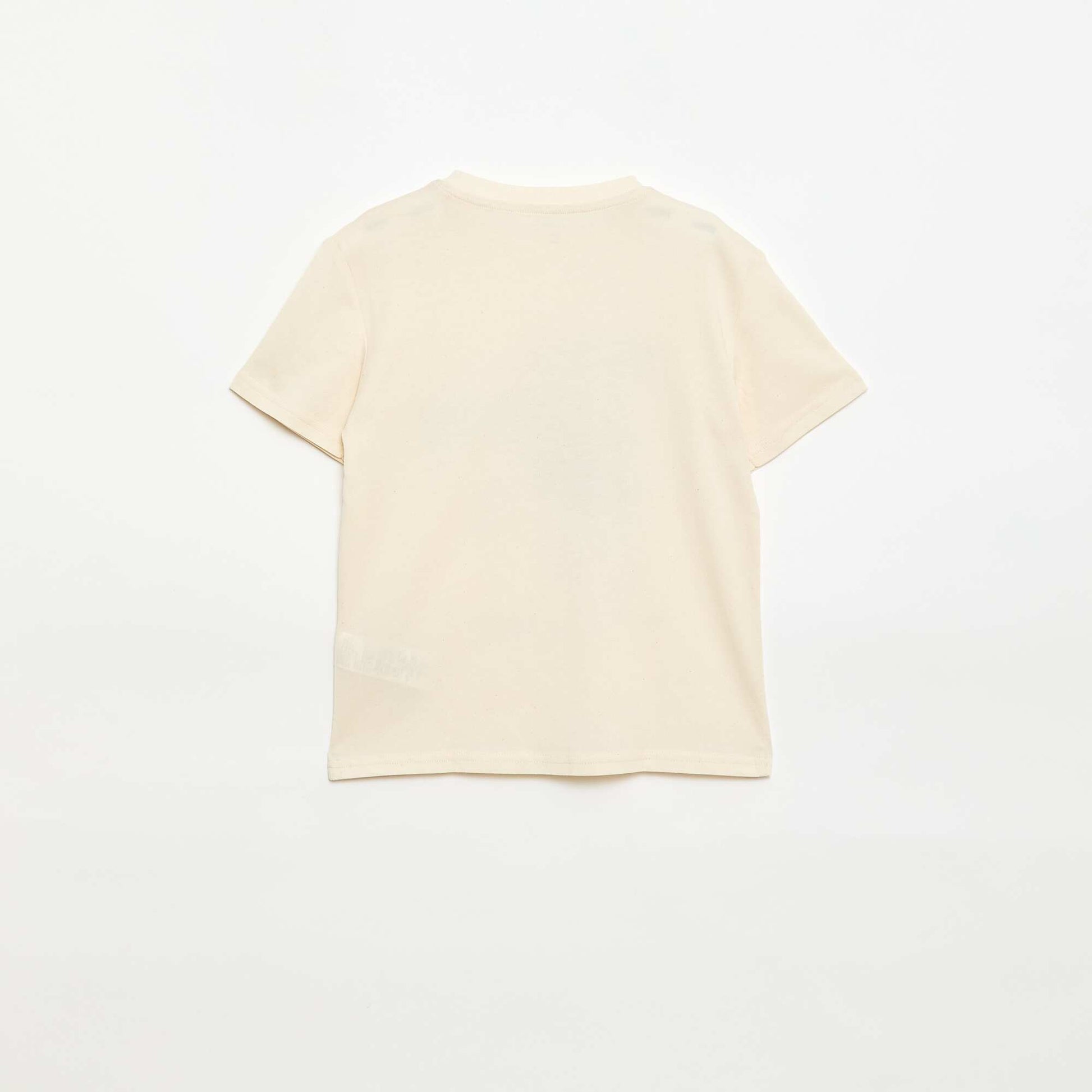 Camiseta de manga corta estampada BLANCO