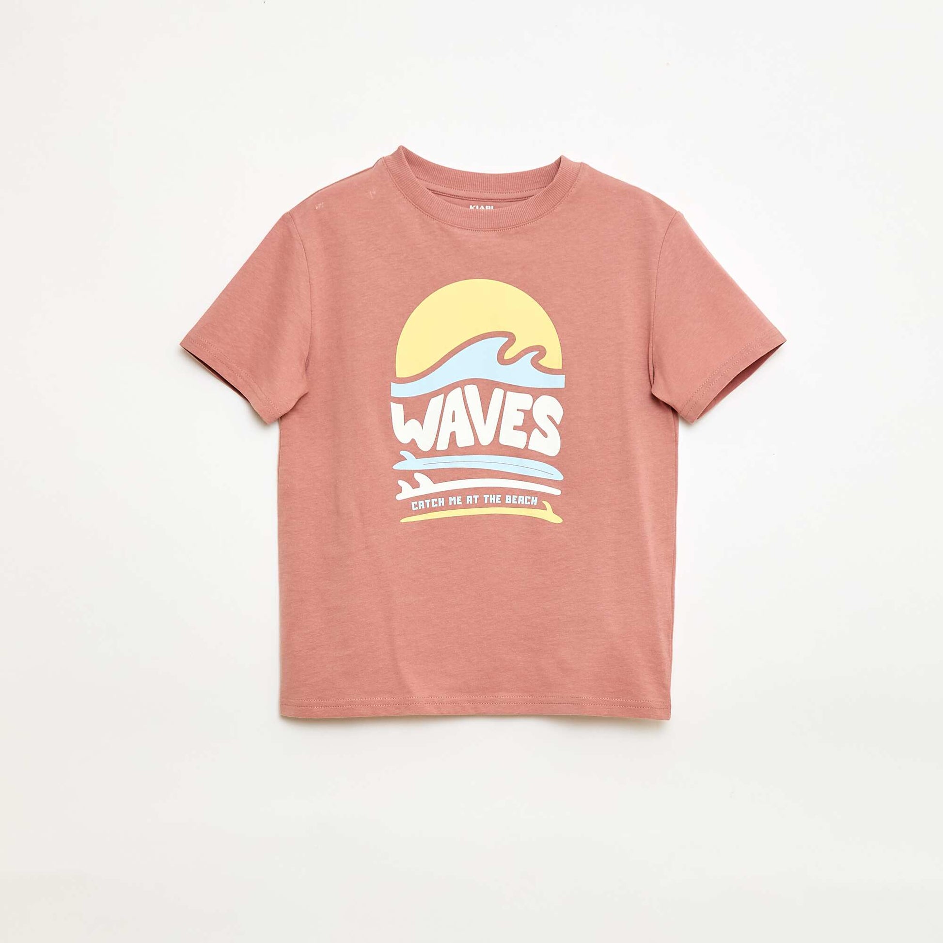 Camiseta de manga corta estampada ROSA