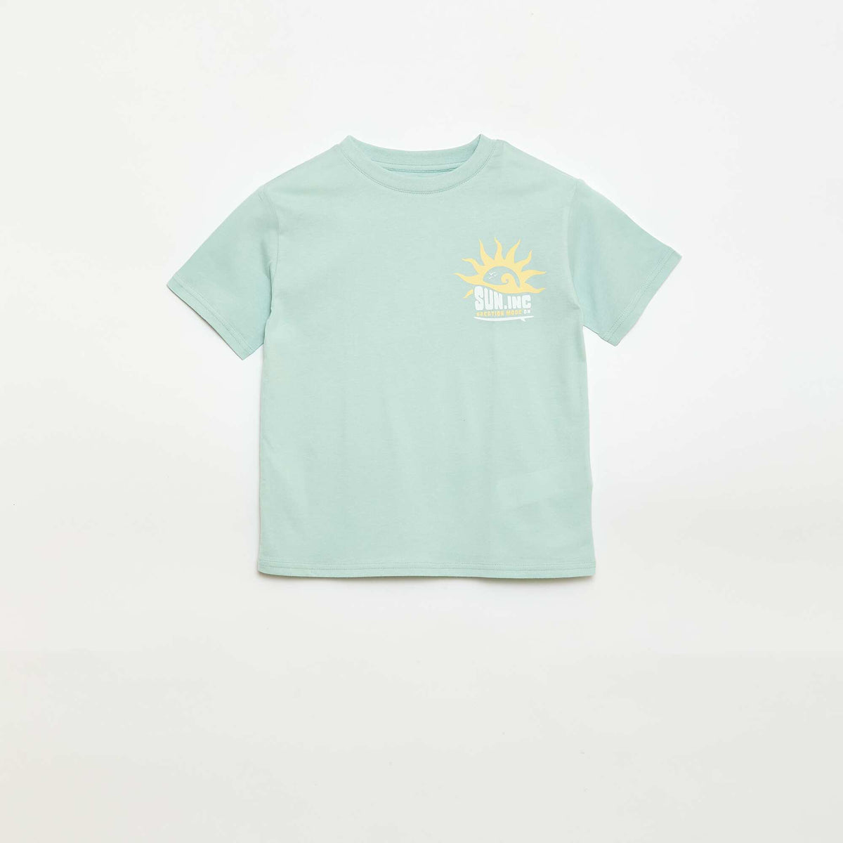 Camiseta de manga corta estampada VERDE