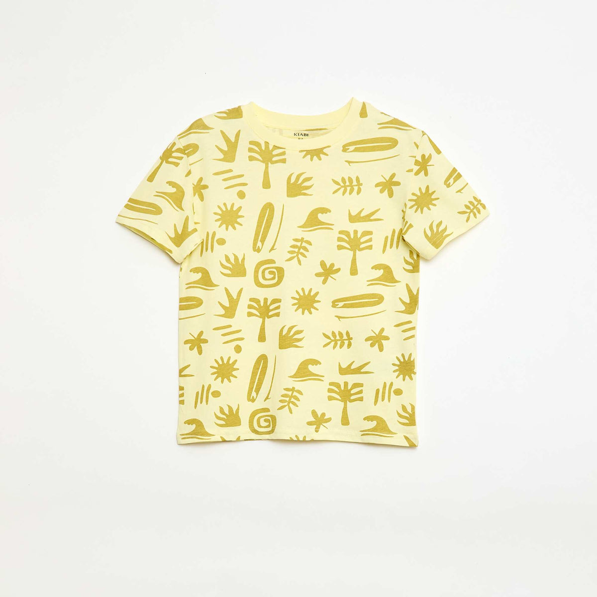 pack de 3 camisetas de algodón AMARILLO