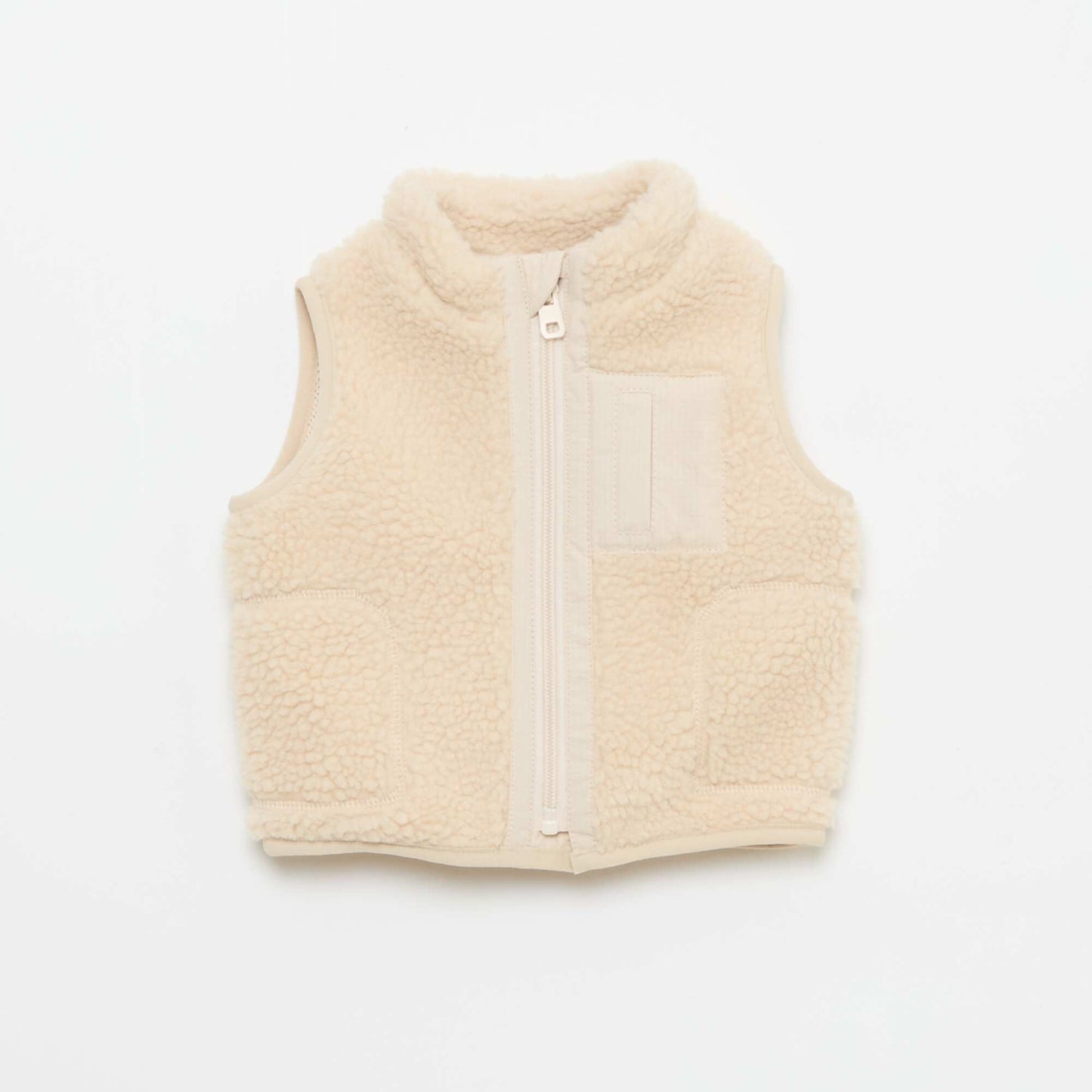 Chaleco sin mangas BEIGE