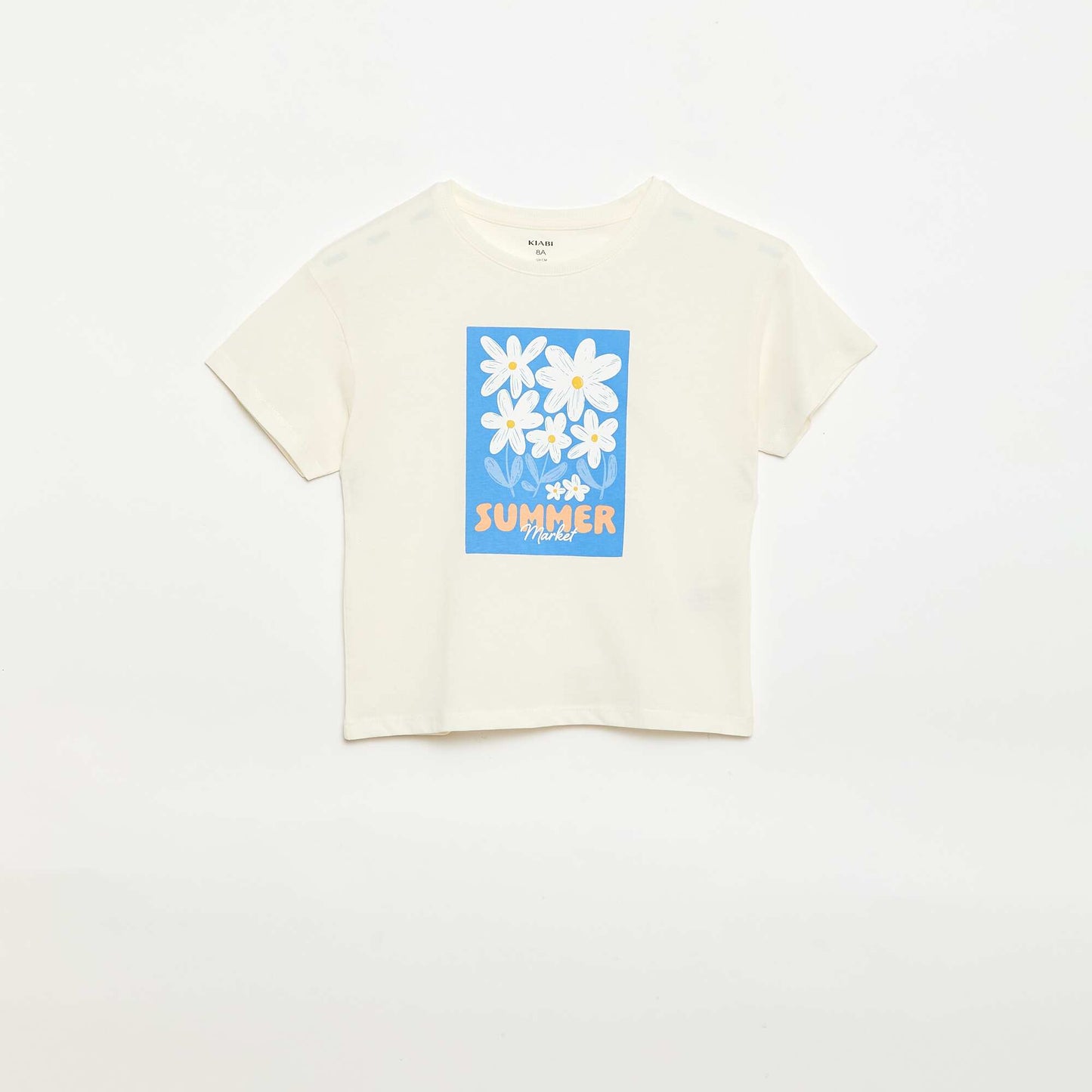 Camiseta estampada con fantasía BLANCO