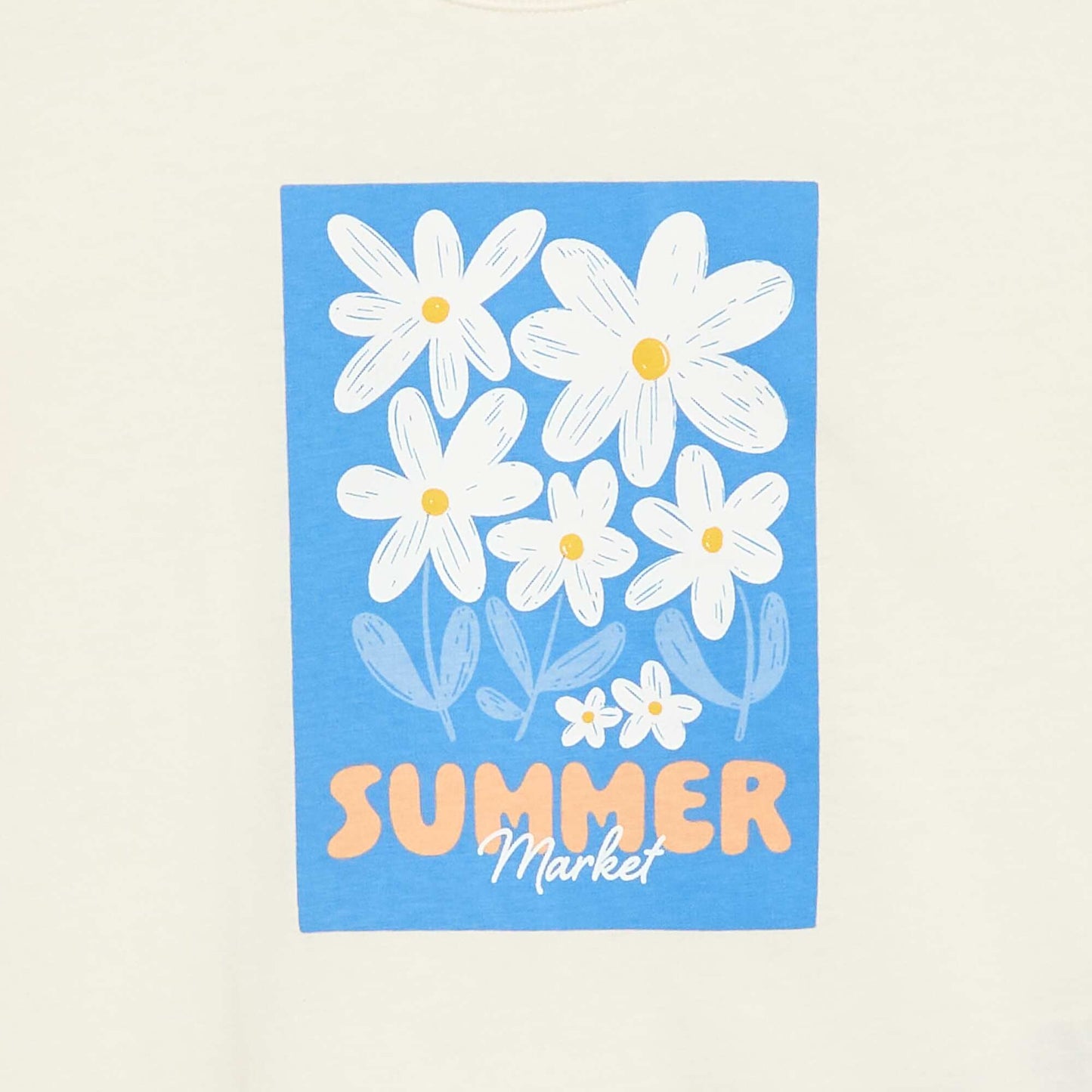 Camiseta estampada con fantasía BLANCO