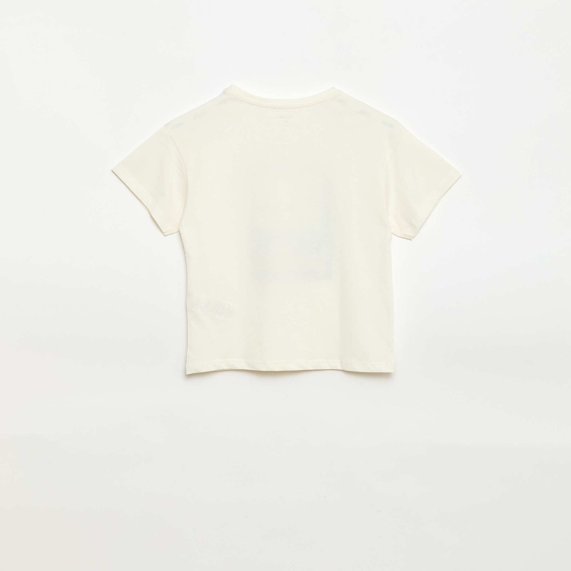 Camiseta estampada con fantasía BLANCO