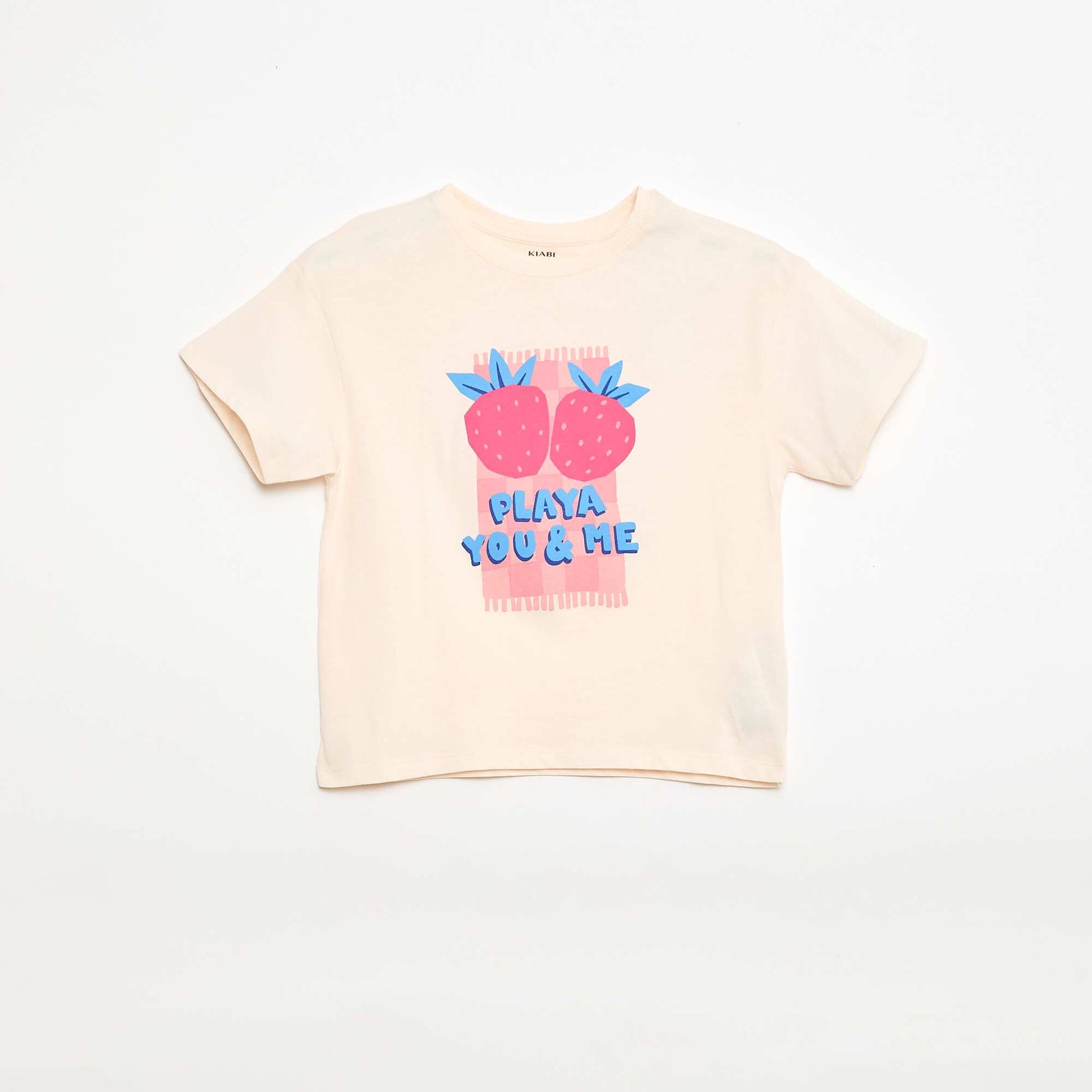Camiseta estampada con fantasía ROSA
