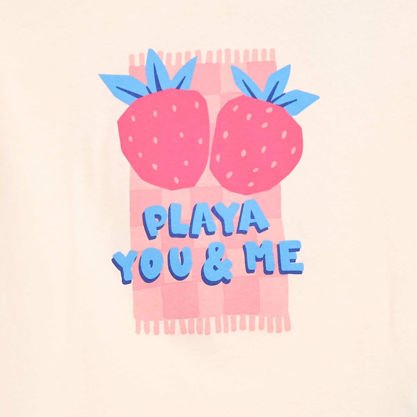 Camiseta estampada con fantasía ROSA