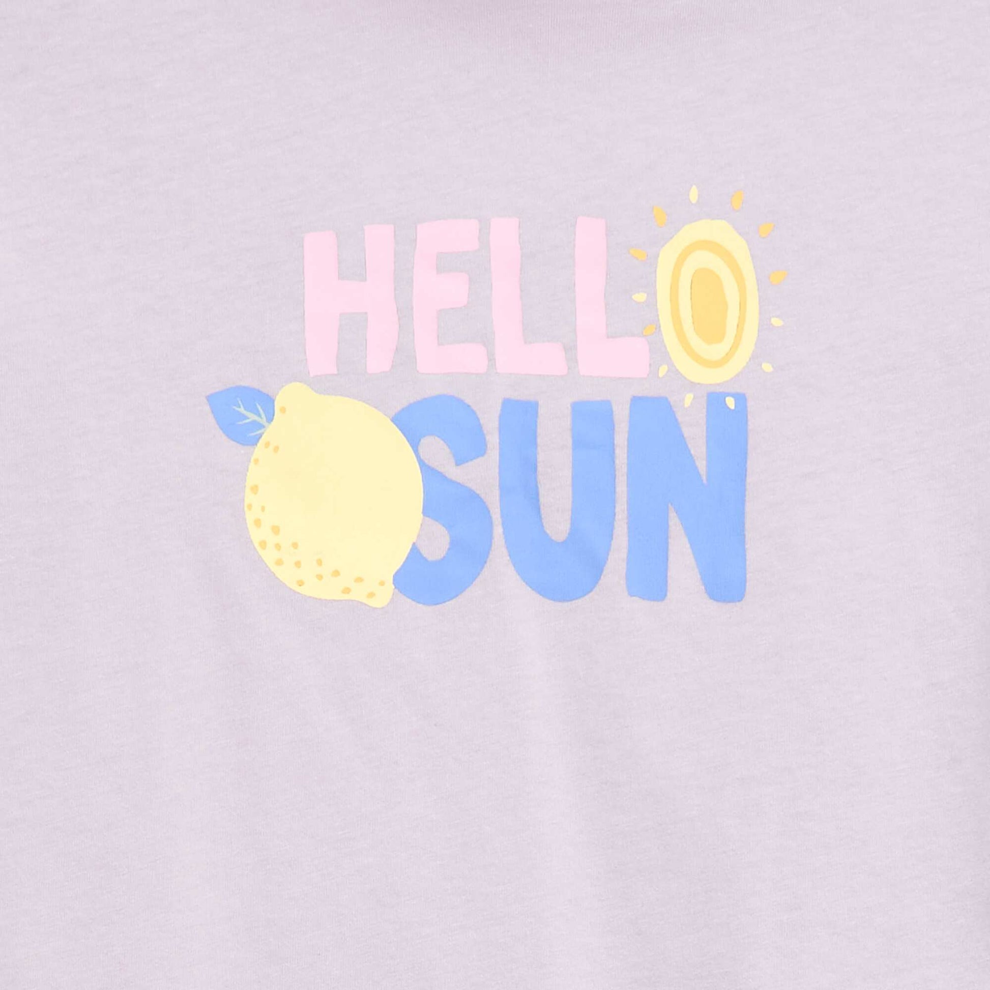 Camiseta estampada con fantasía PURPURA