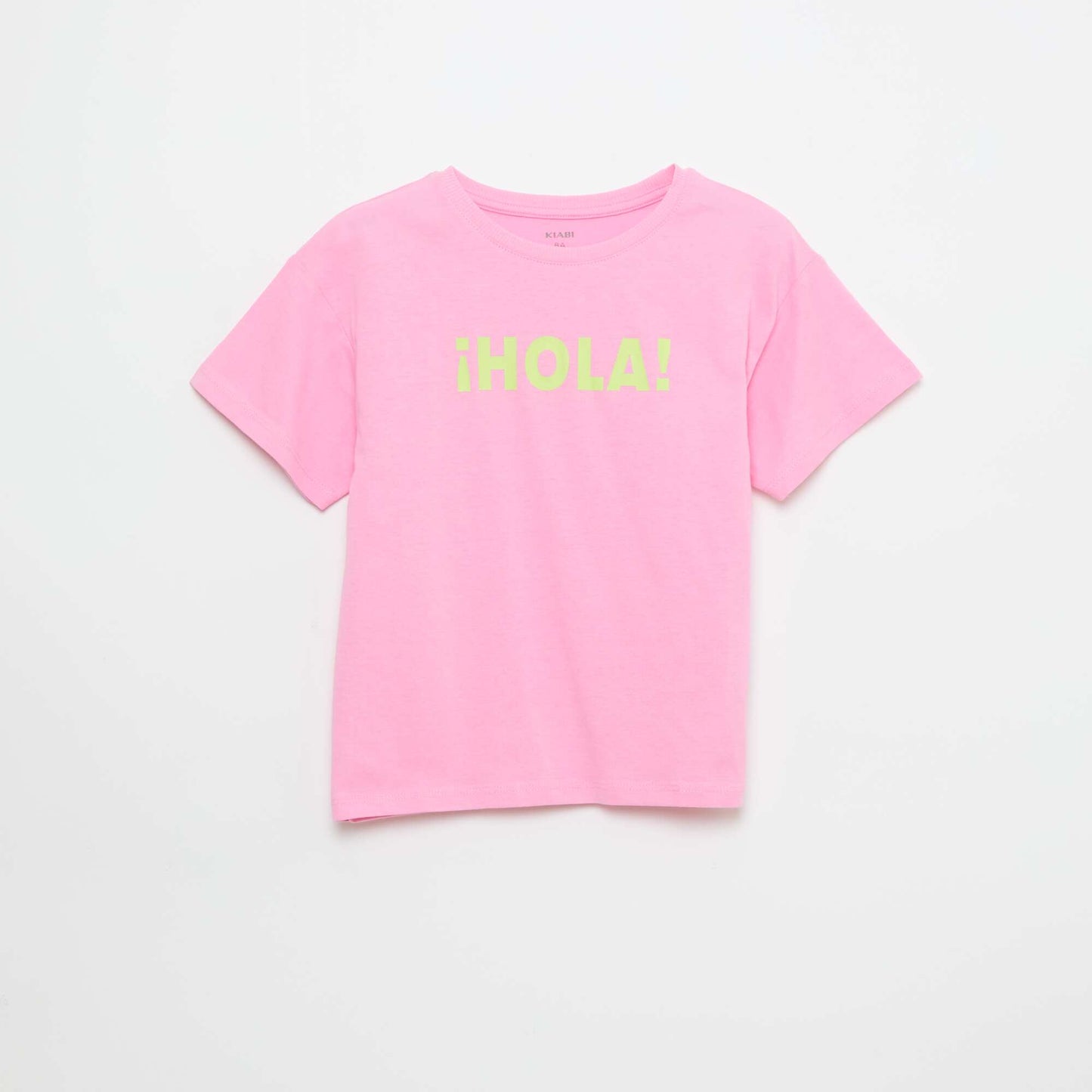 Camiseta estampada con fantasía ROSA
