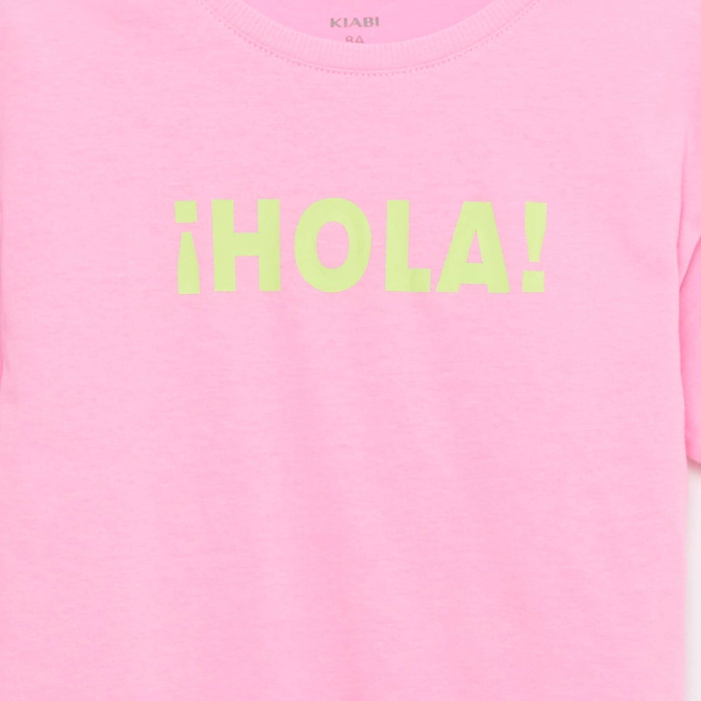 Camiseta estampada con fantasía ROSA