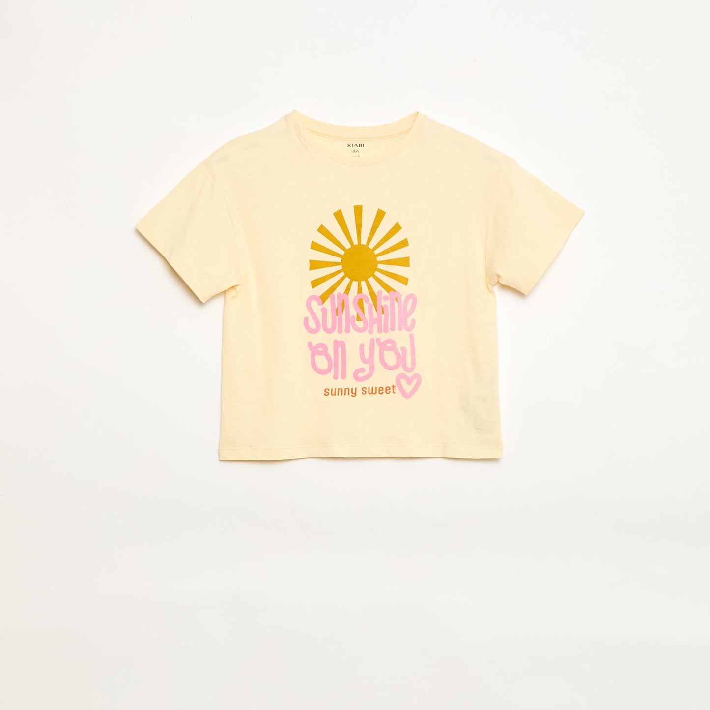 Camiseta estampada con fantasía AMARILLO