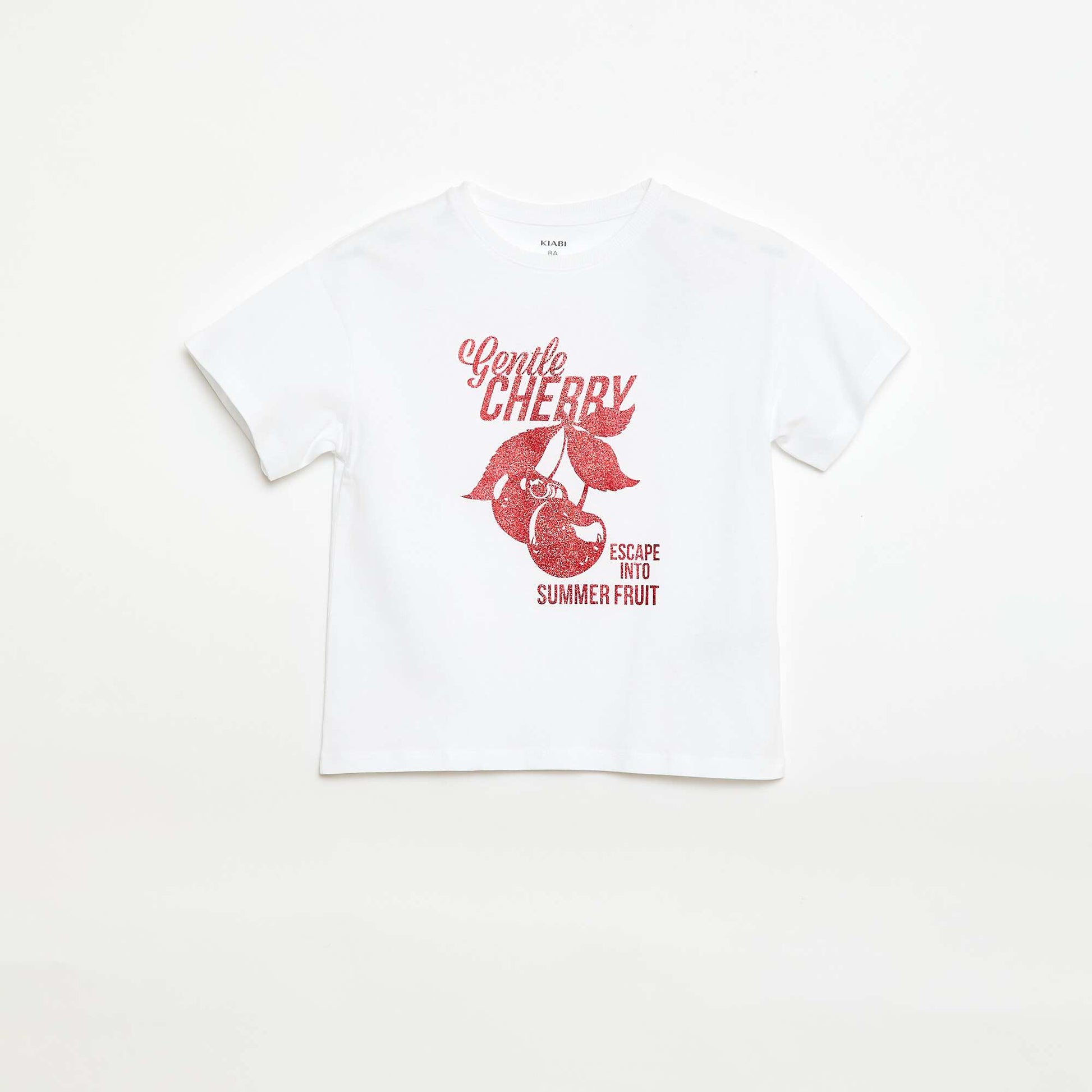 Camiseta estampada con fantasía BLANCO