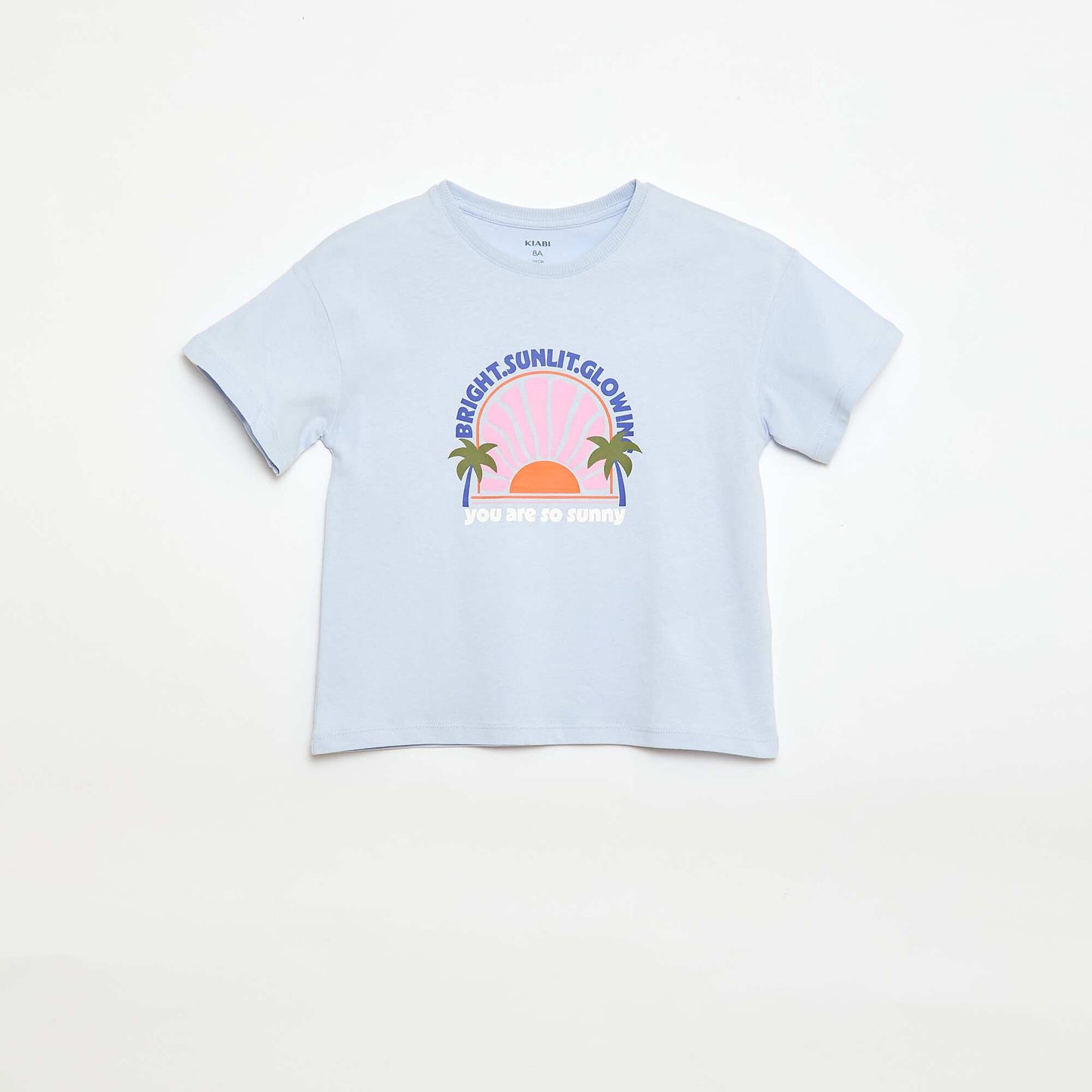 Camiseta estampada con fantasía AZUL