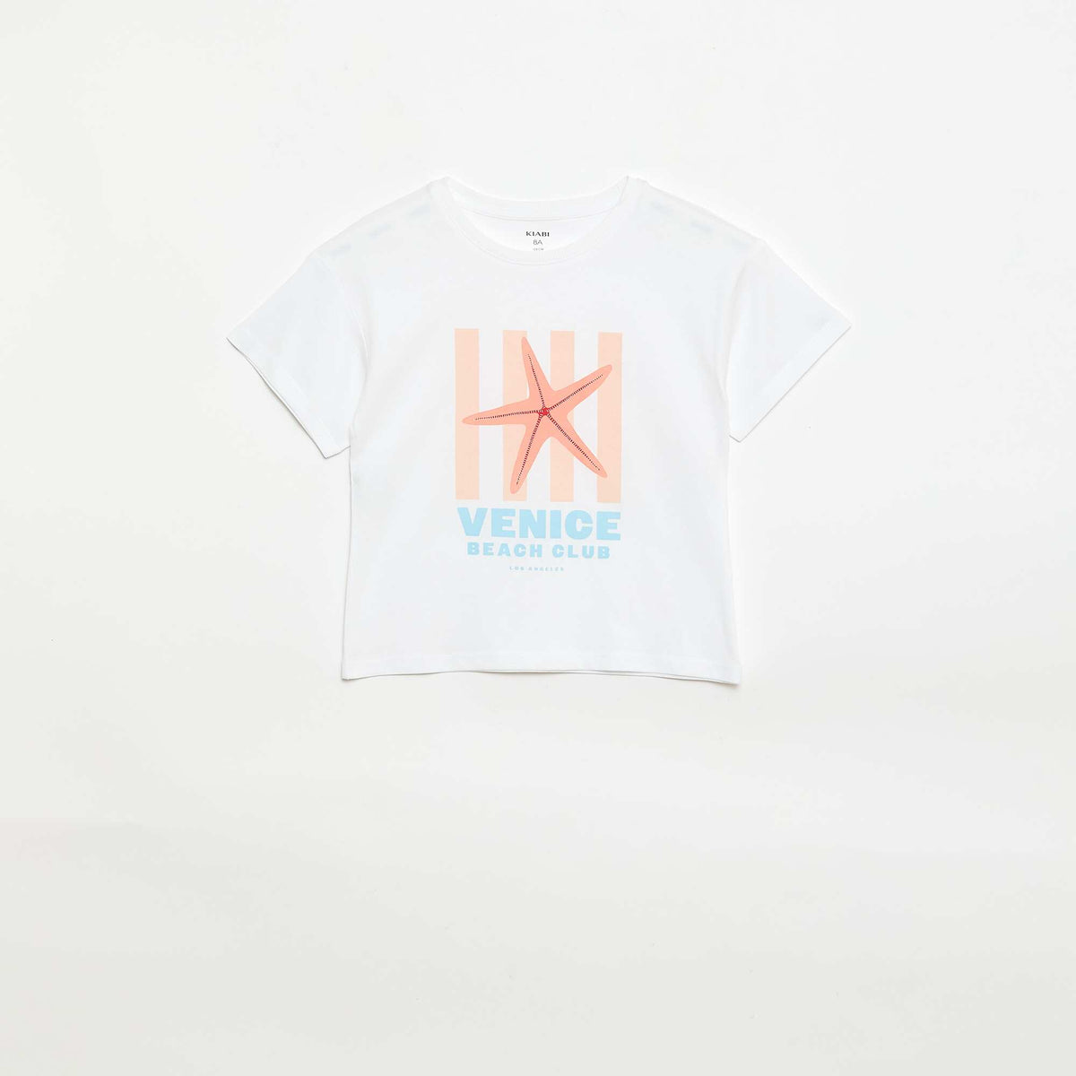 Camiseta estampada con fantasía NARANJA